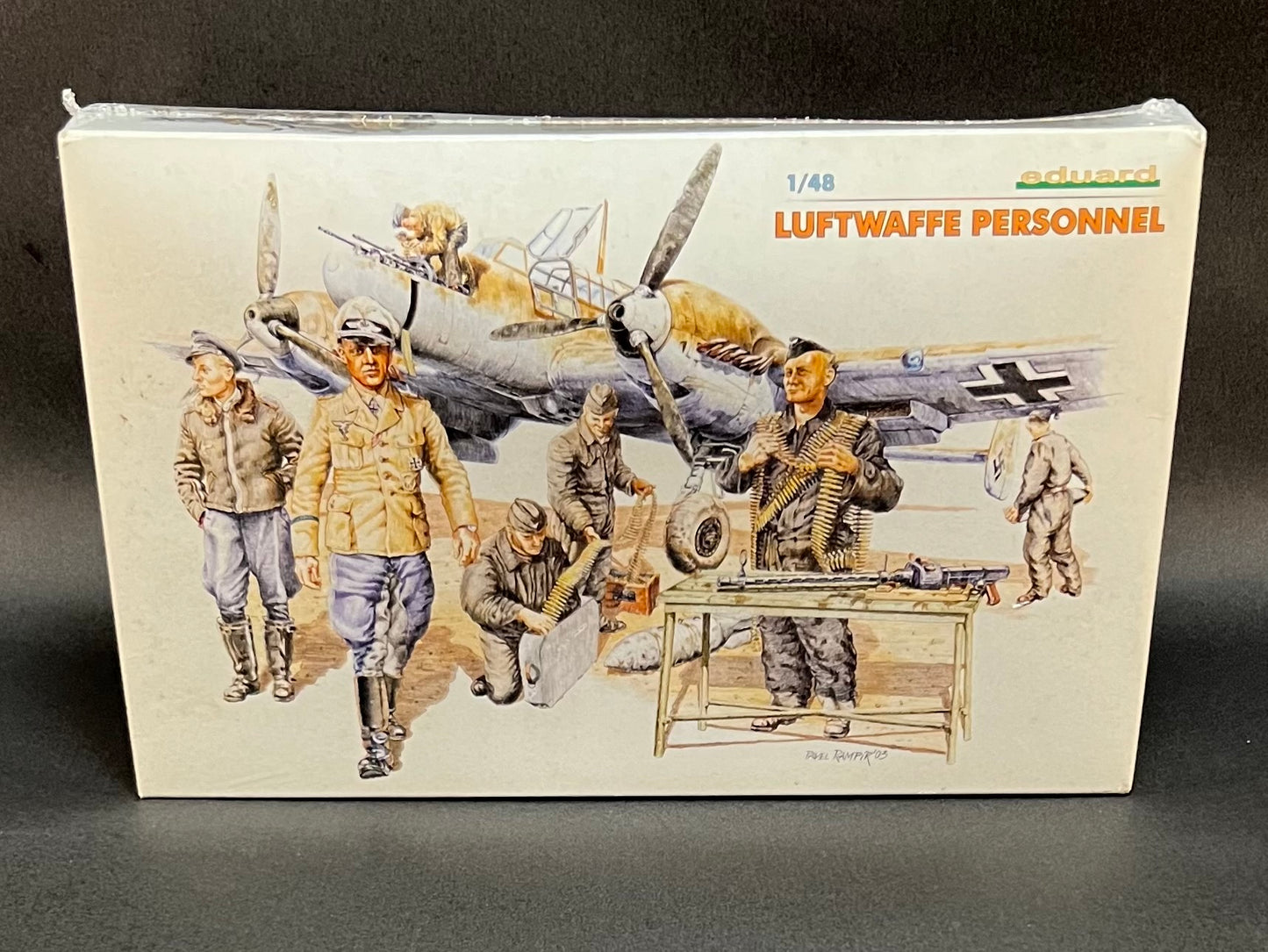 2003 Eduard Model Kit 8501 1:48 Scale Luftwaffe Personnel