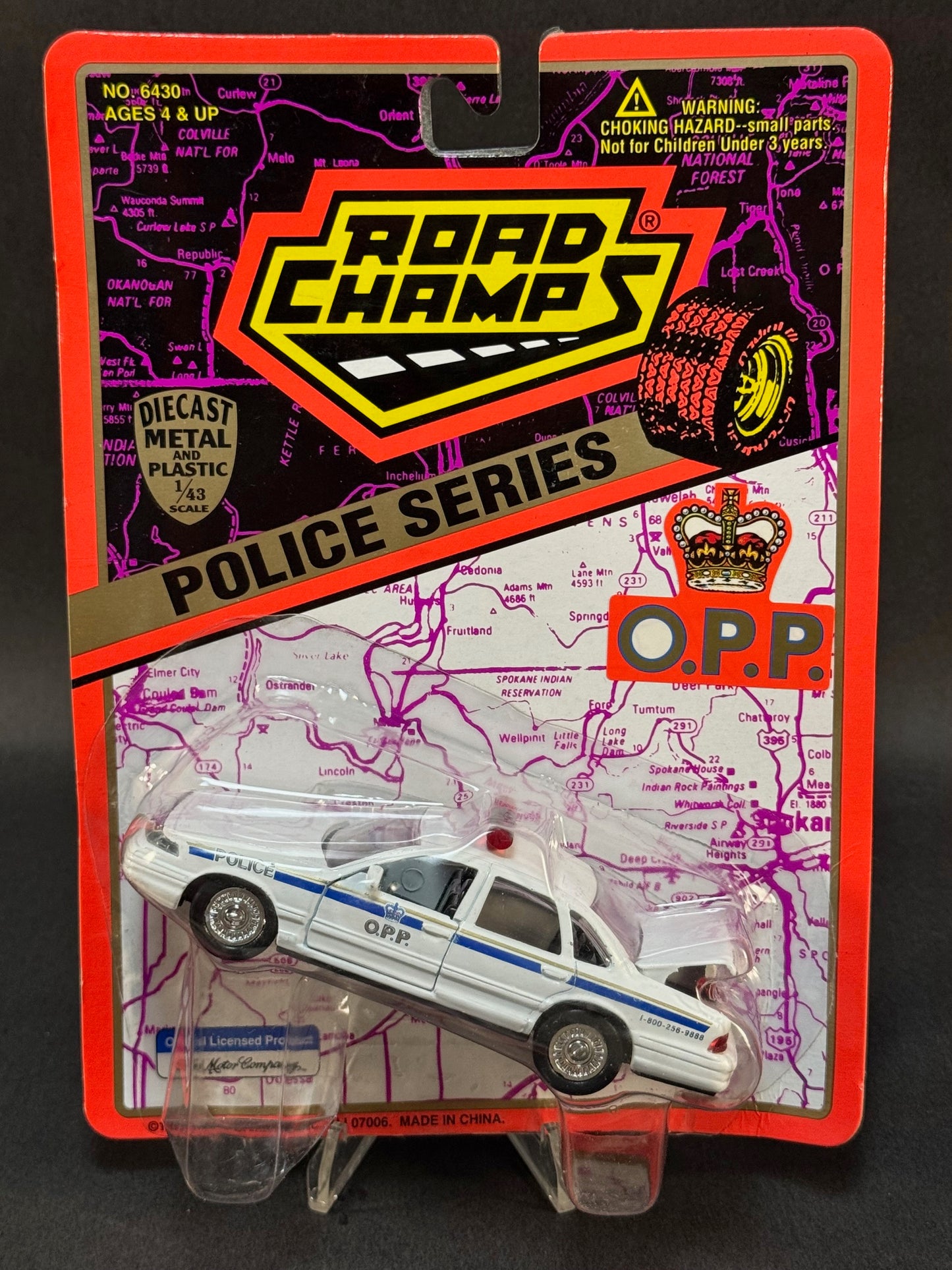 1995 Road Champs State Police Collector's Series Ontario Provincial Police, White