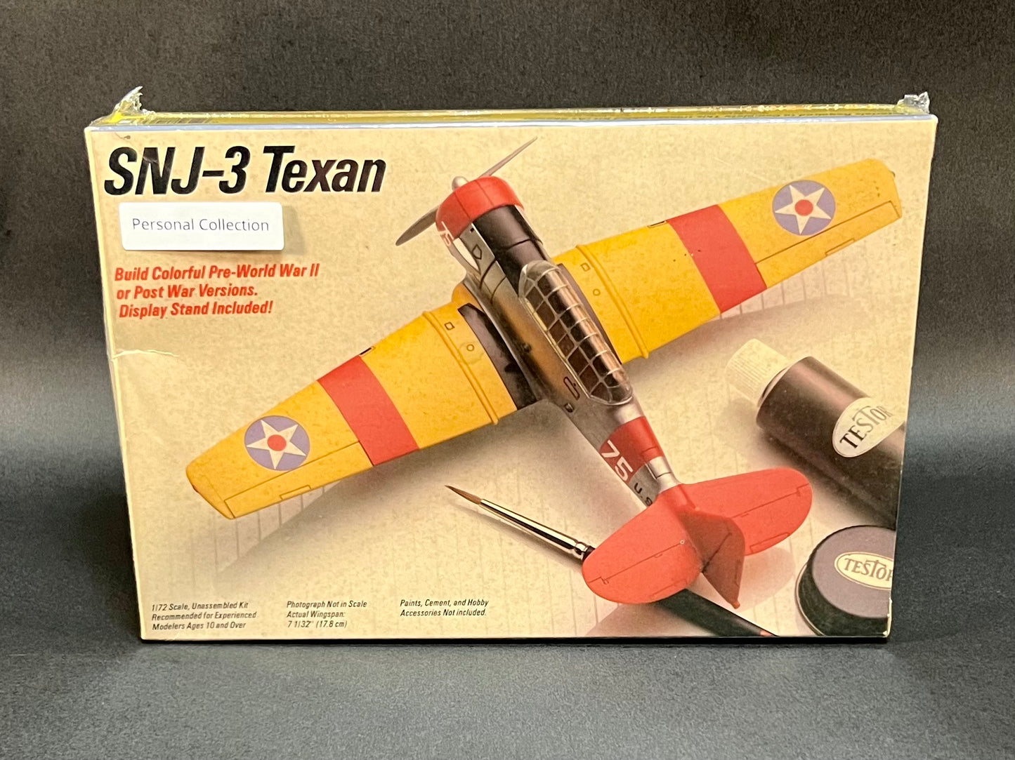 1985 Testors Model Kit 696 1:72 Scale SNJ-3 Texan
