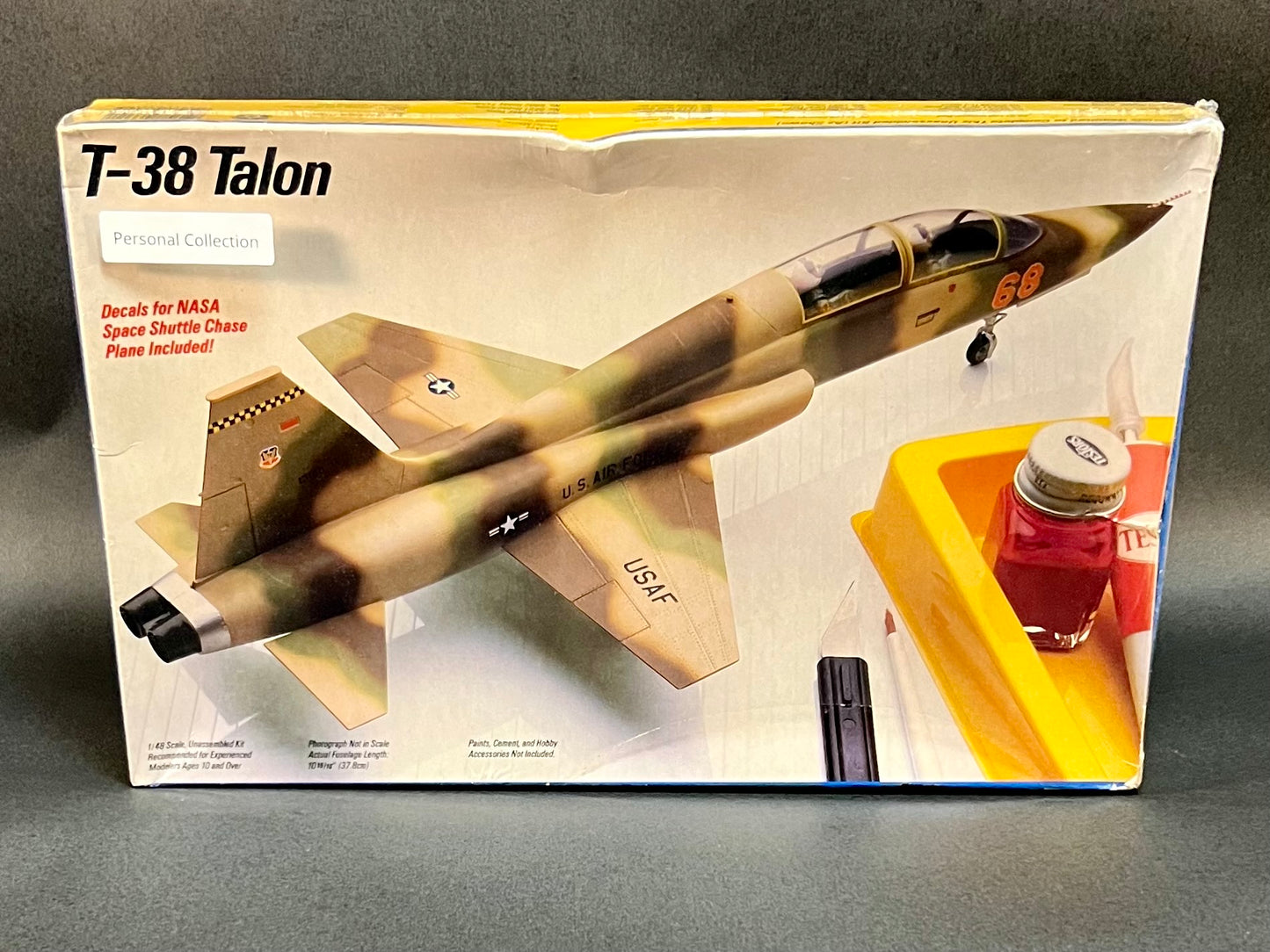 1984 Fujimi Testors Model Kit 331 1:48 Scale Northrop T-38 Talon