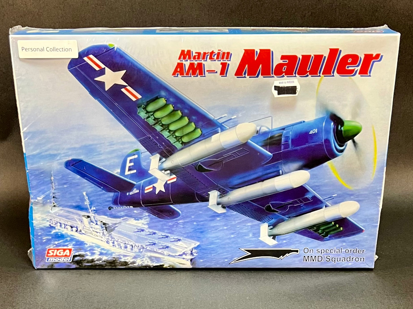 2002 Siga Model Kit 72014s 1:72 Scale Martin AM-1 Mauler