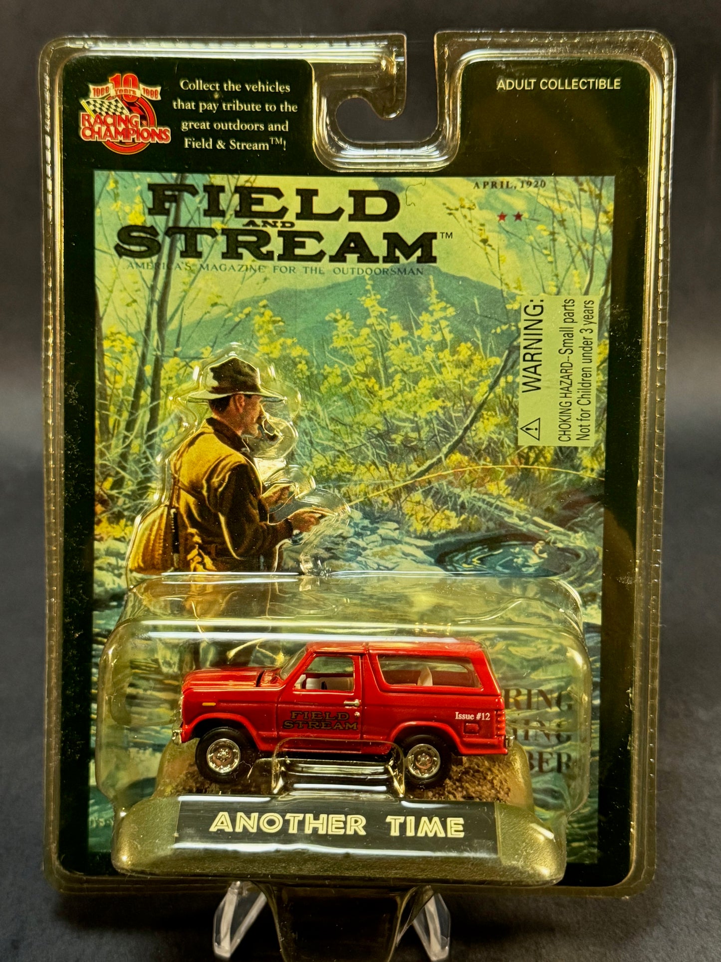 1999 Racing Champions Field & Stream #12 Another Time Red Ford Bronco