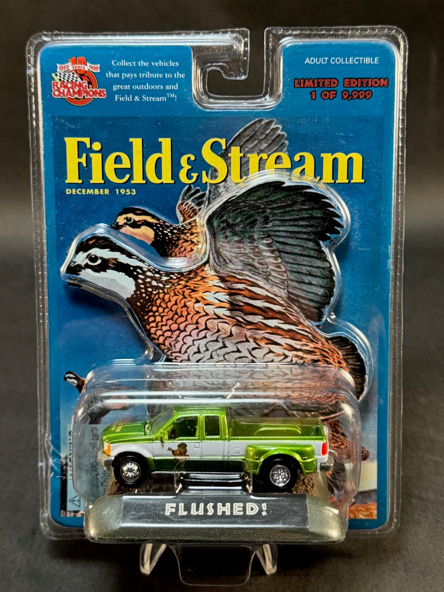 1999 Racing Champions Field & Stream #4 Flushed, Green