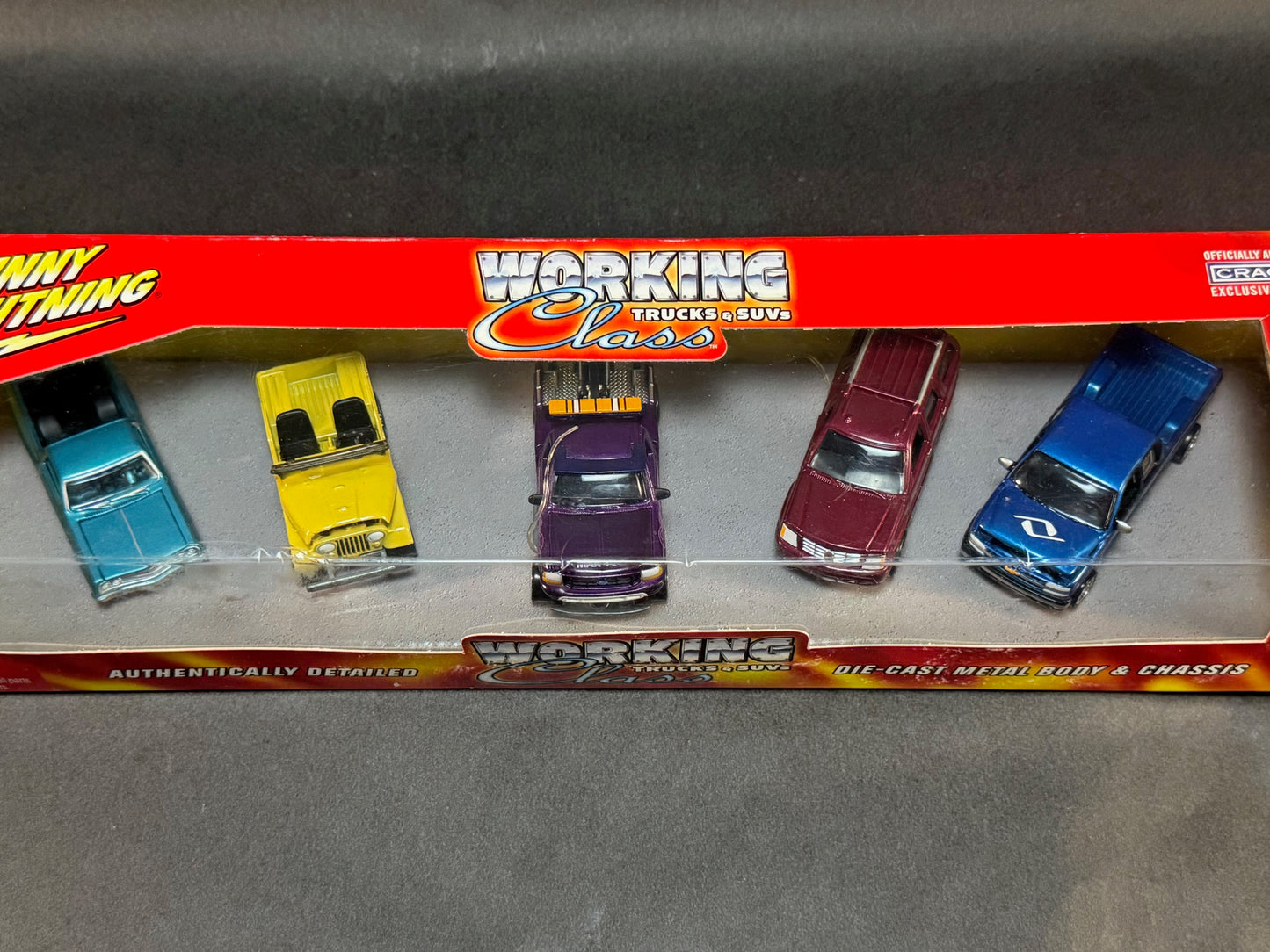 2004 Johnny Lightning Working Class Trucks & SUVs 5 Car Set - Version 1