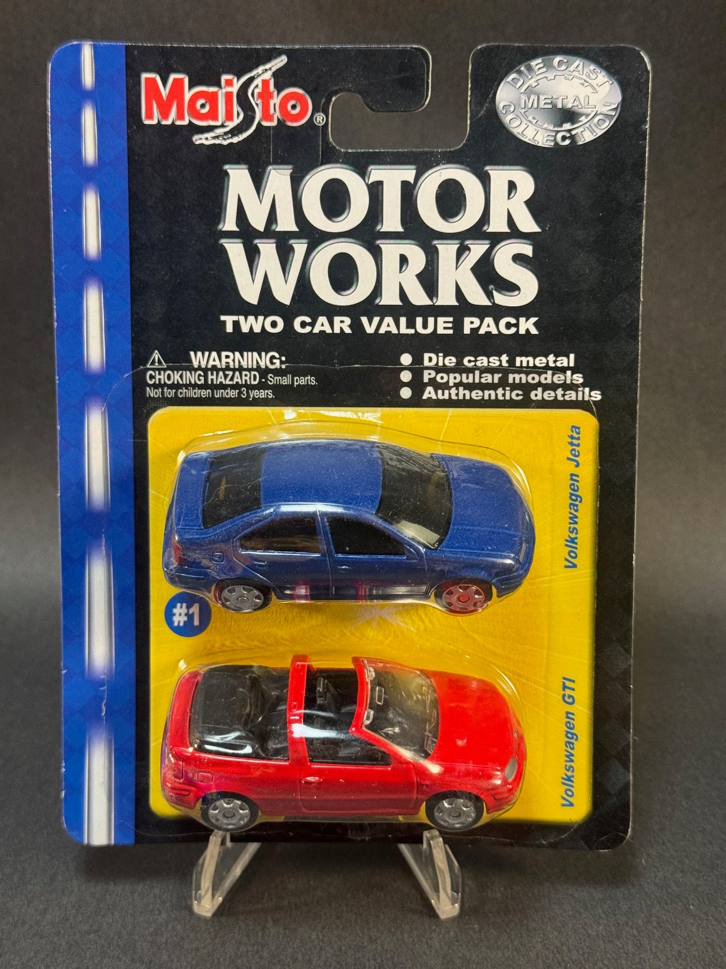 2001 Maisto Motor Works #1 Volkswagen Jetta & Volkswagen GTI