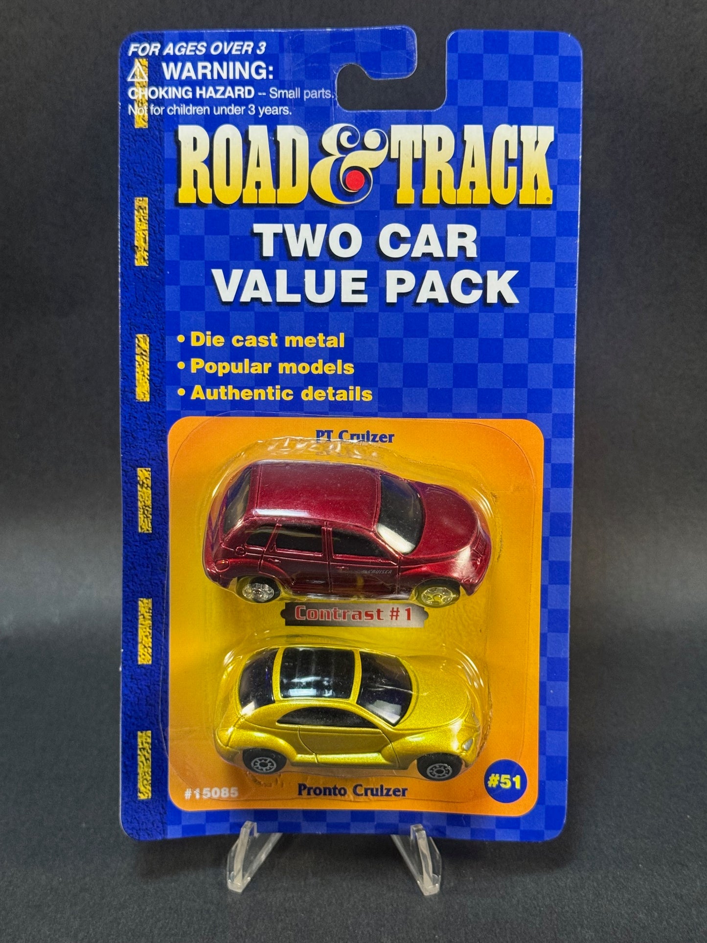 1998 Maisto Road & Track #51 Contrast #1 Two Car Value Pack