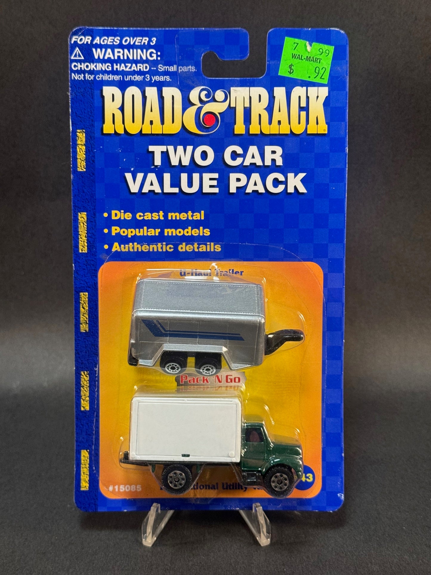 1998 Maisto Road & Track #43 Pack 'N Go Two Car Value Pack