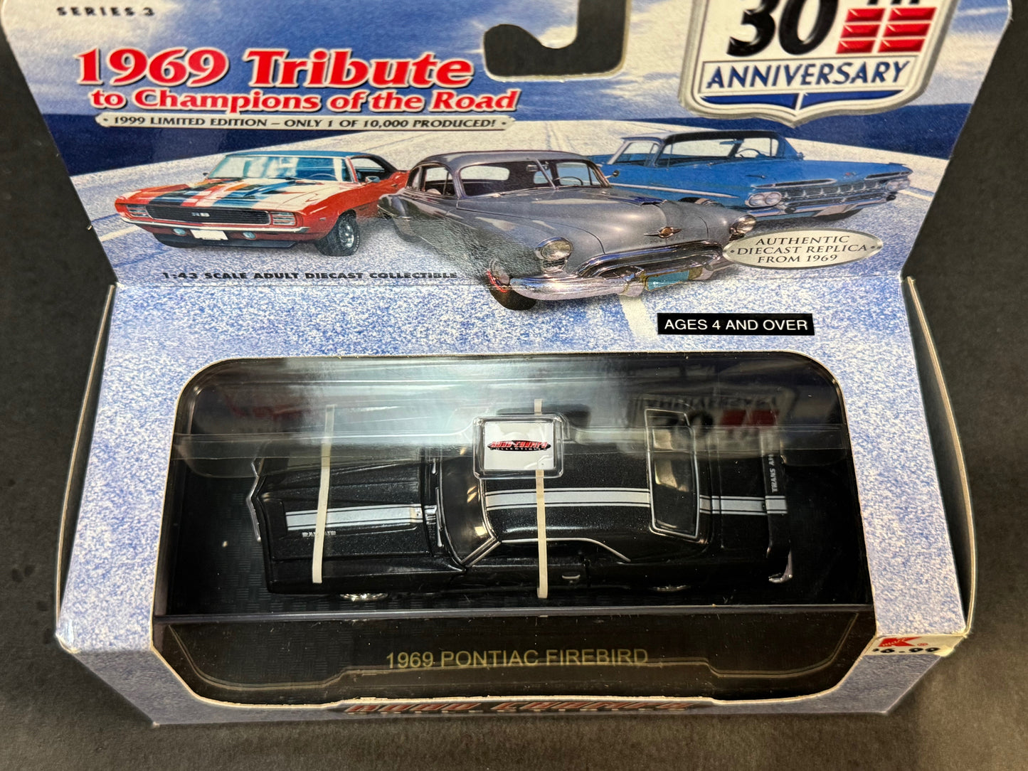 1999 Road Champs 1969 Tribute Series 3 Limited Edition 1969 Pontiac Firebird, Black