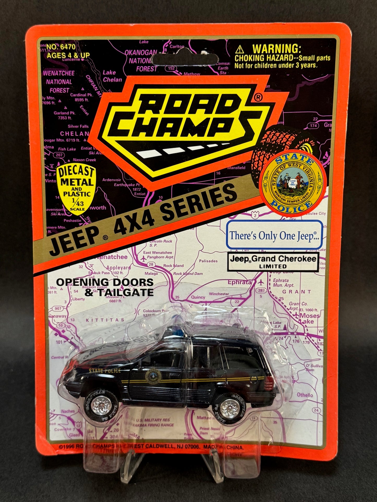 1996 Road Champs Jeep 4x4 Series Jeep Grand Cherokee Limited West Virginia State Police