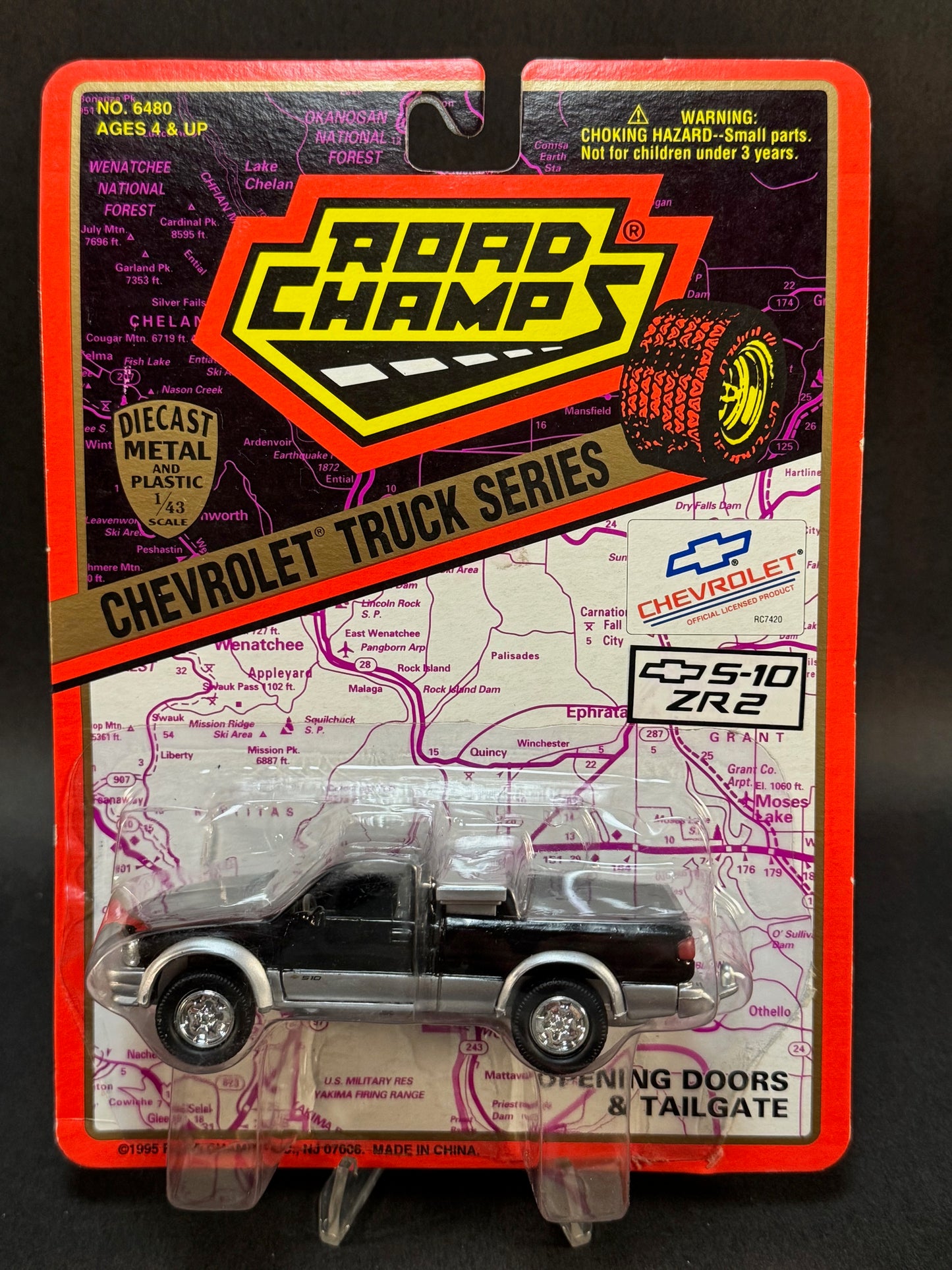 1995 Road Champs Chevrolet Truck Series Chevy S-10 ZR2, Black