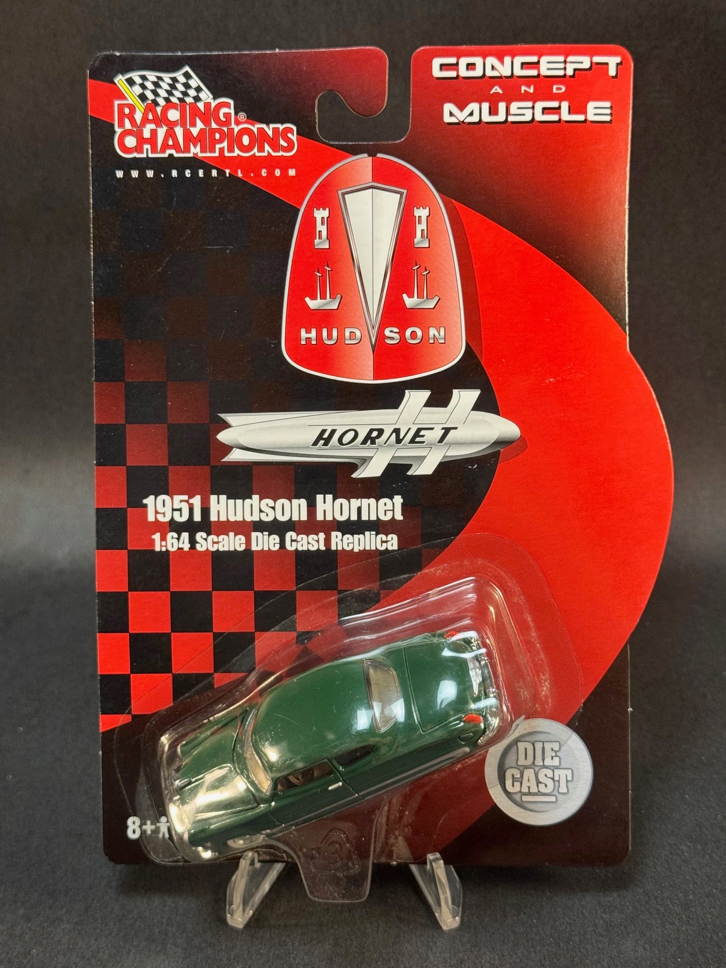 2001 Racing Champions Concept and Muscle 1951 Hudson Hornet, Green