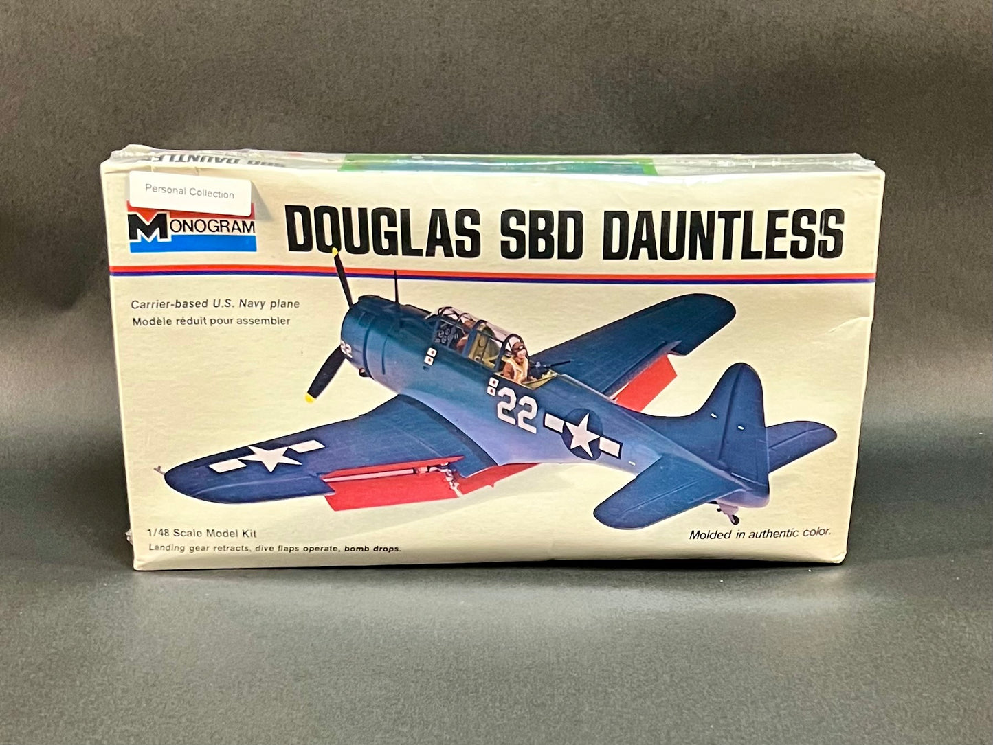 1973 Monogram Model Kit 6830 1:48 Scale Douglas SBD Dauntless