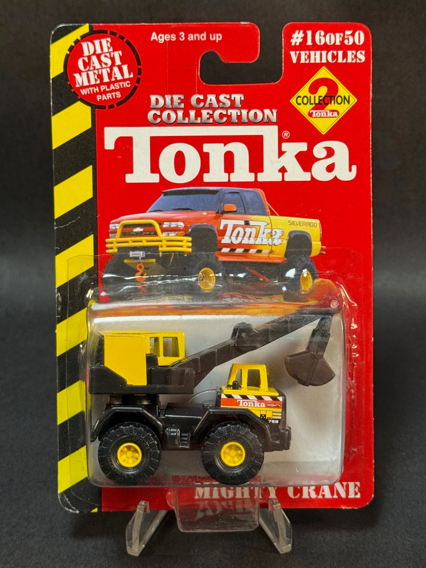2000 Maisto Tonka Collection 2 #16 of 50 Mighty Crane, Yellow