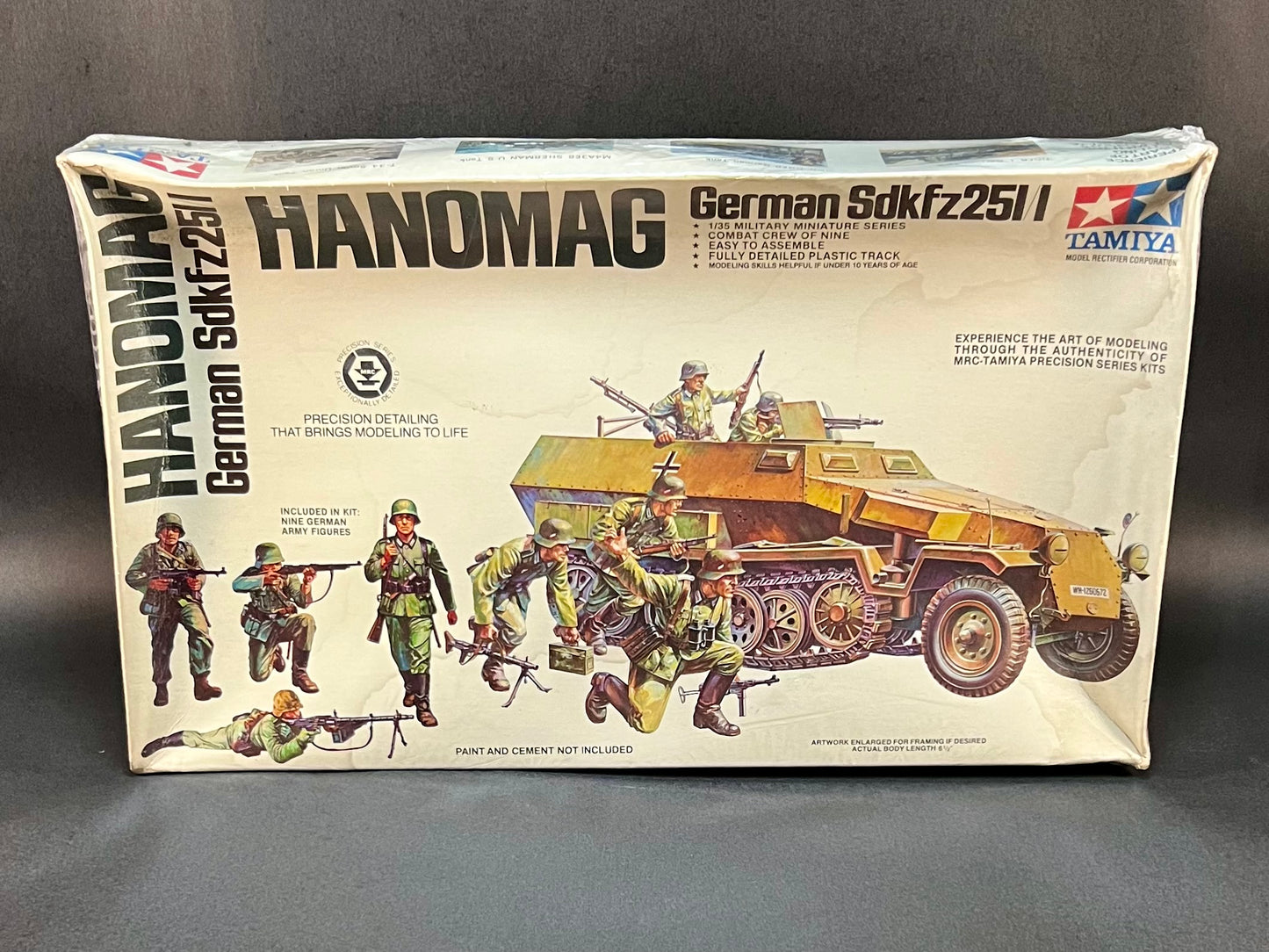 1978 Tamiya Model Kit MM-120A 1:35 Scale Hanomag