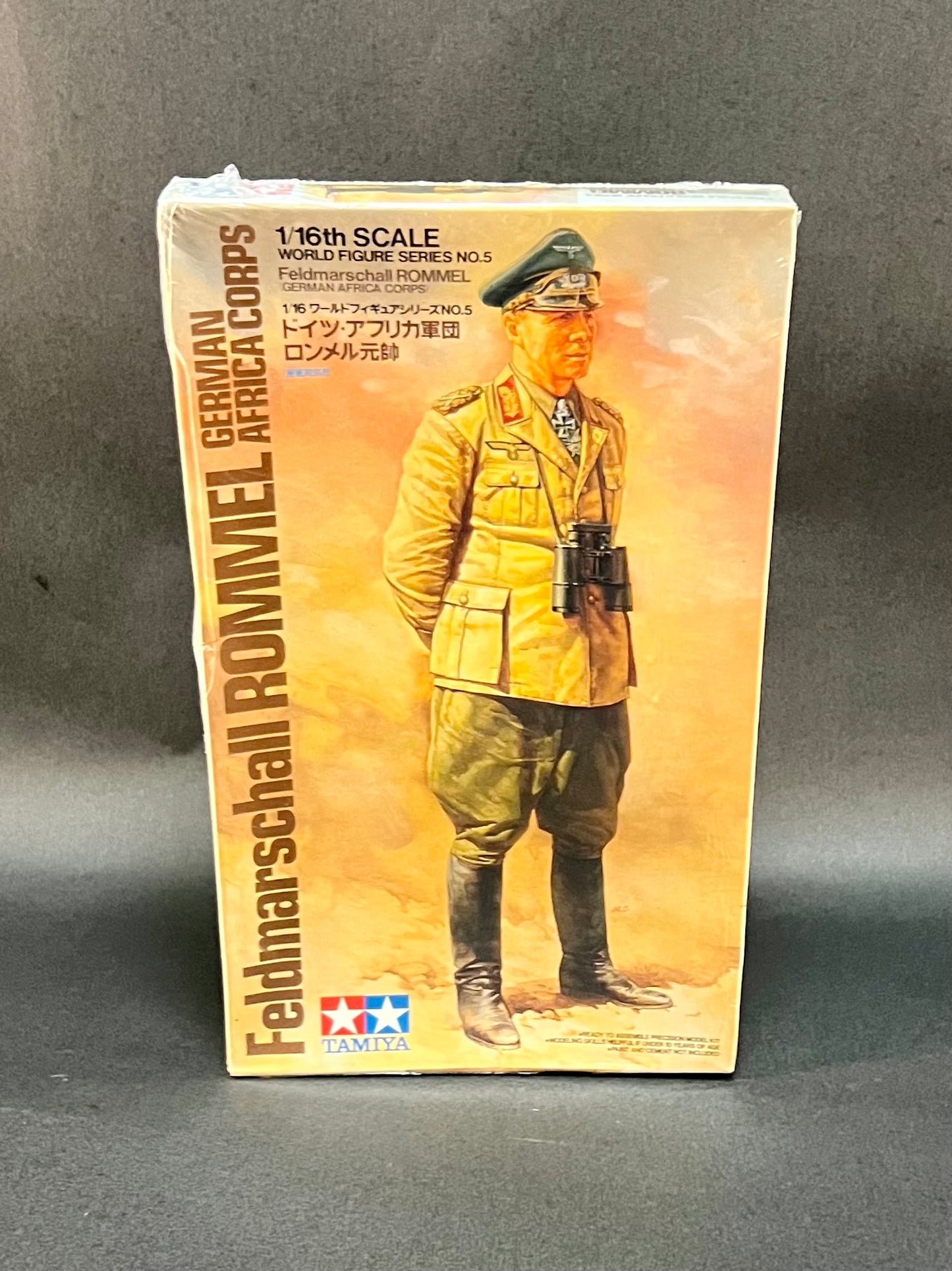 1999 Tamiya Model Kit 36305 1:16 Scale Feldmarschall Rommel German Africa Corps