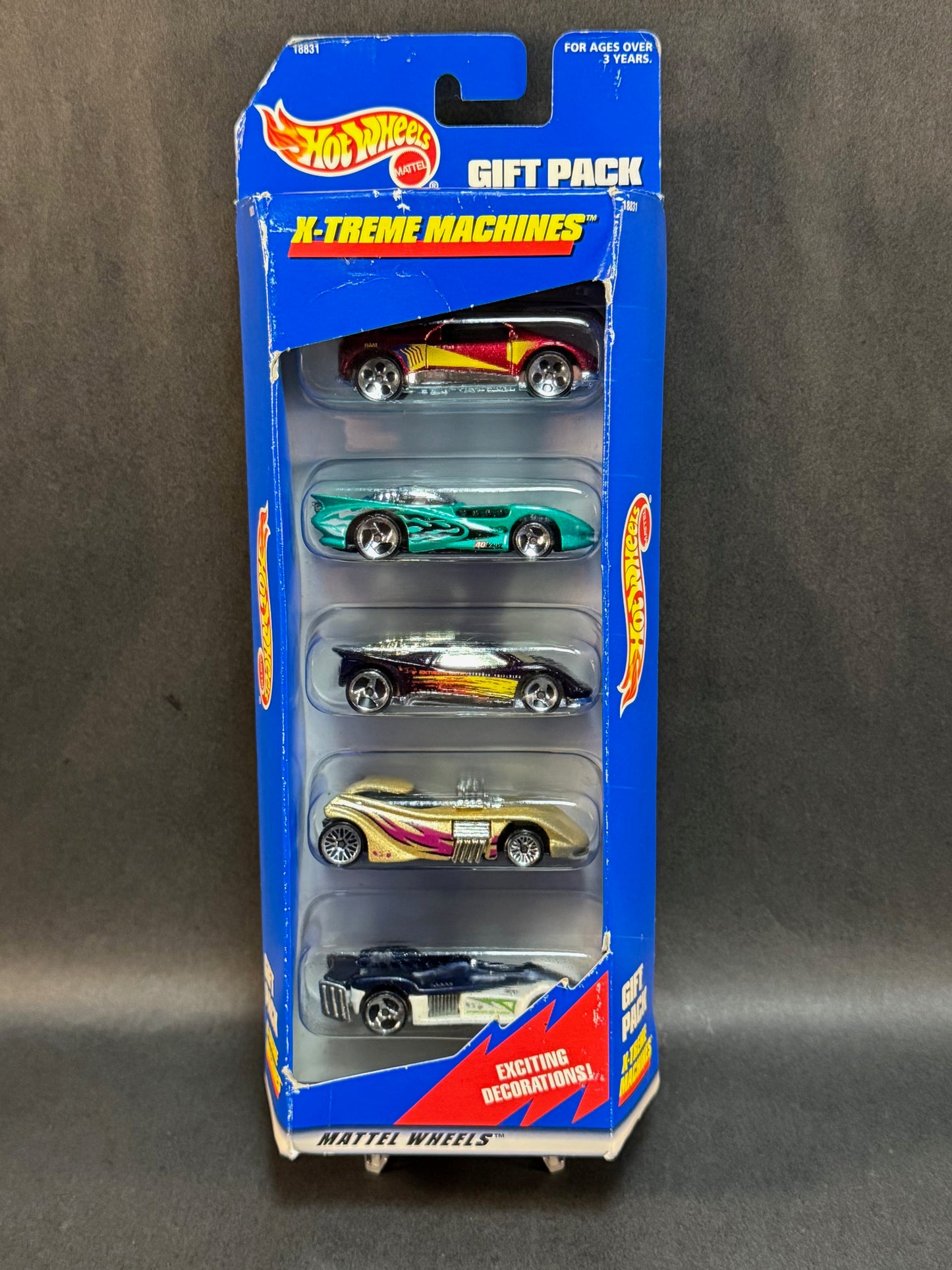 1997 Hot Wheels 5 Car Gift Pack X-Treme Machines