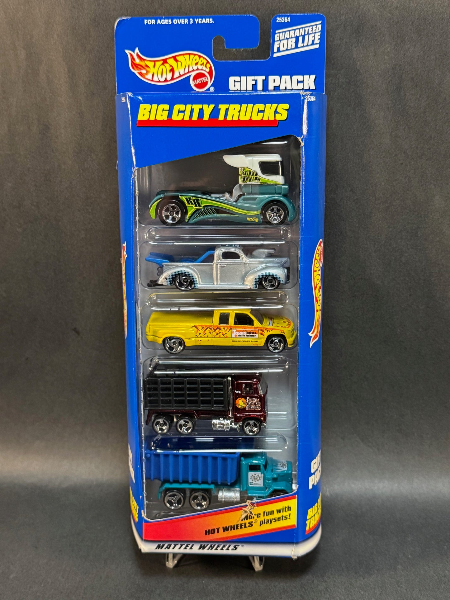 1998 Hot Wheels 5 Car Gift Pack- Big City Trucks