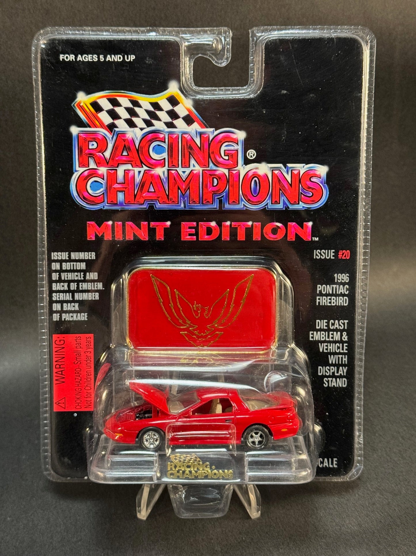 1996 Racing Champions MINT Edition Issue #20 1996 Pontiac Firebird, Red