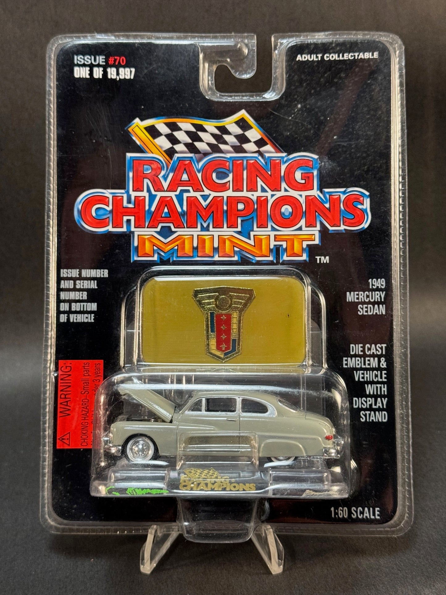 1997 Racing Champions MINT Issue #70 1949 Mercury Sedan, Gray