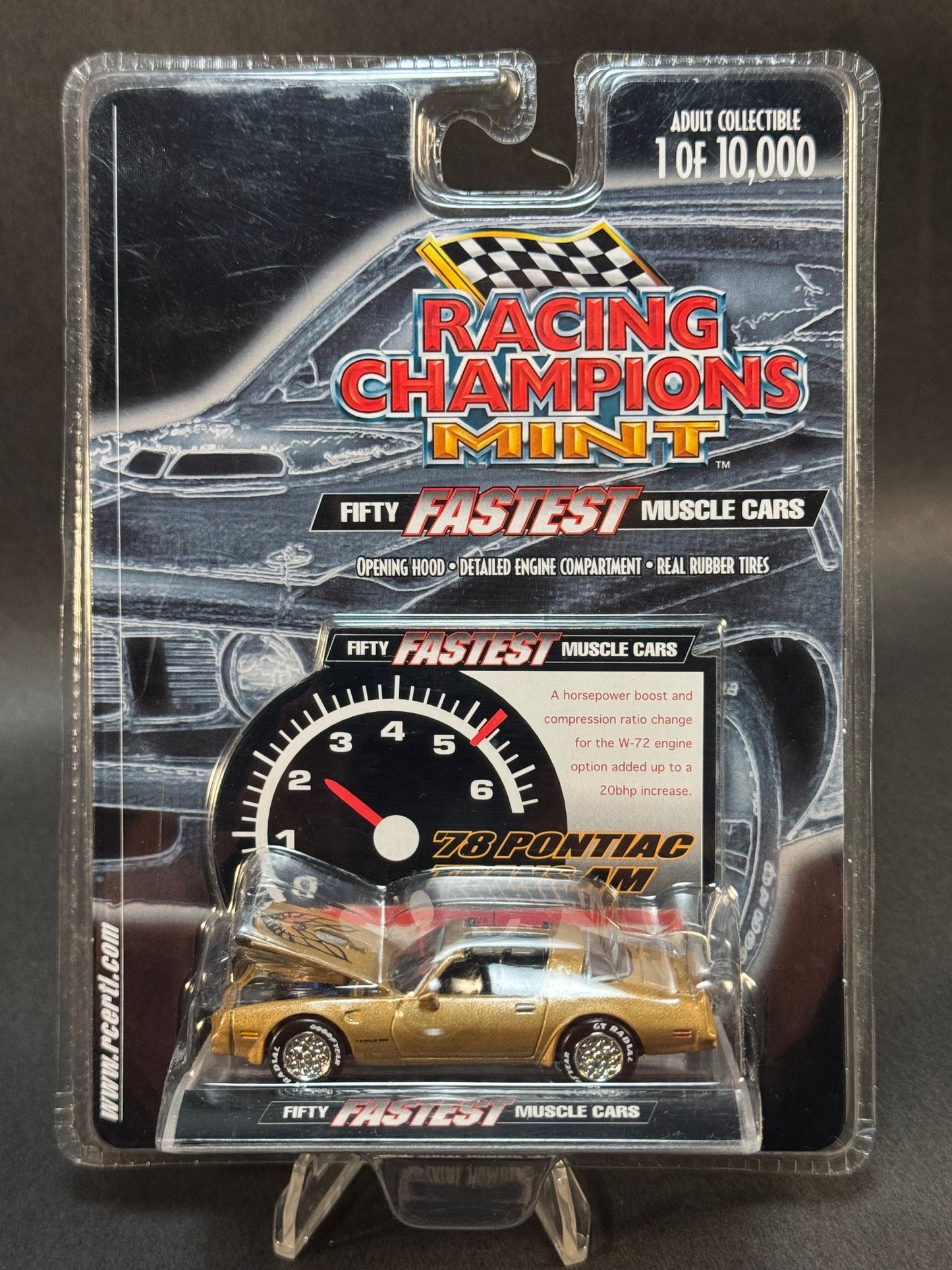 2001 Racing Champions MINT Fifty Fastest '78 Pontiac Trans Am, Gold