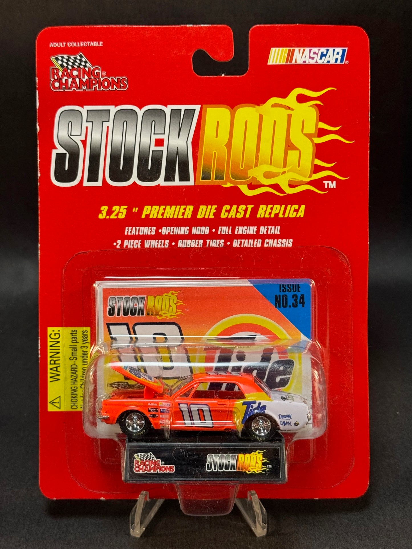 1997 Racing Champions NASCAR Stock Rods Issue No. 34 Ricky Rudd Tide #10