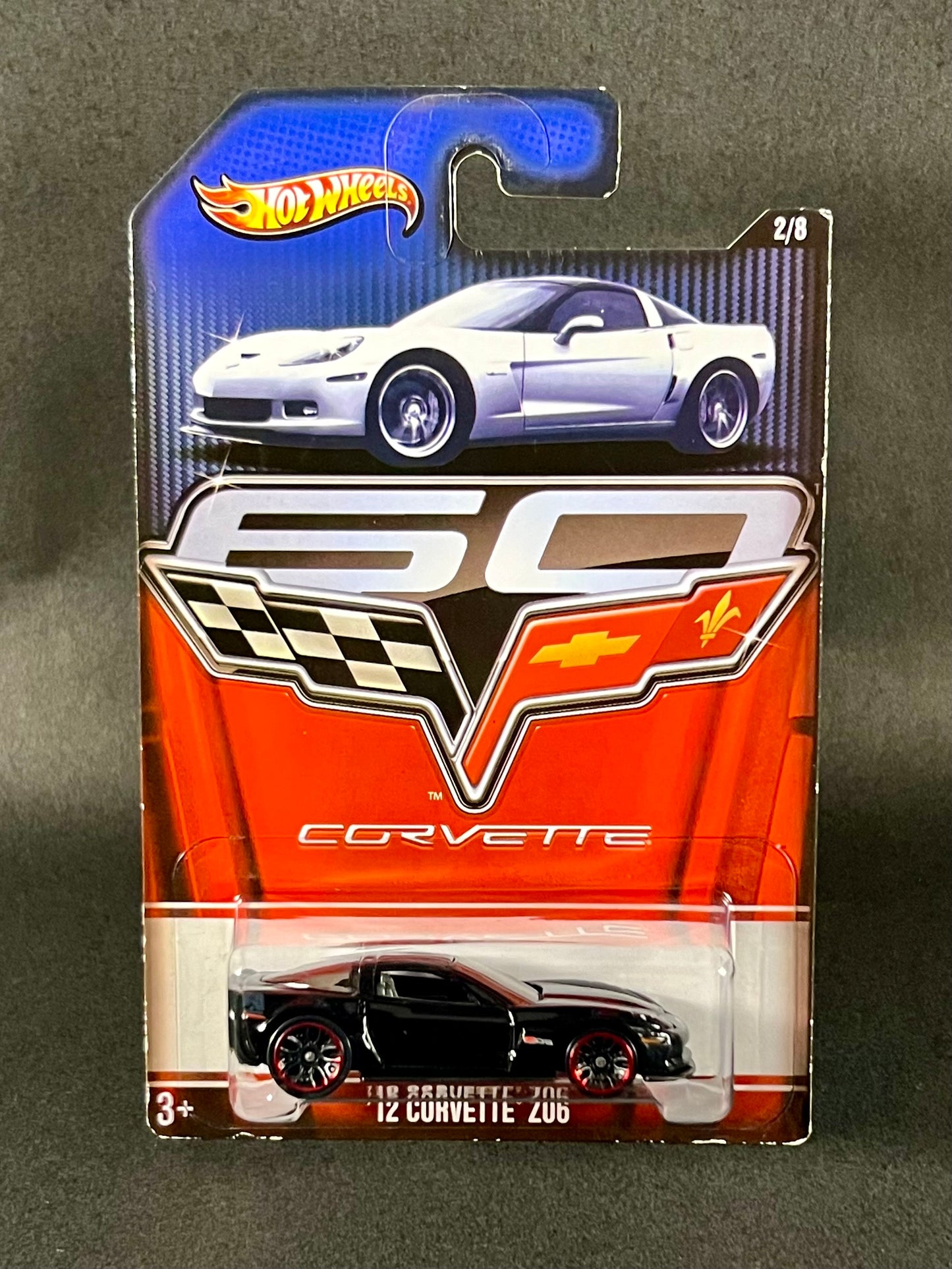 2012 Hot Wheels Corvette 60th Anniversary '12 Corvette Z06, Black