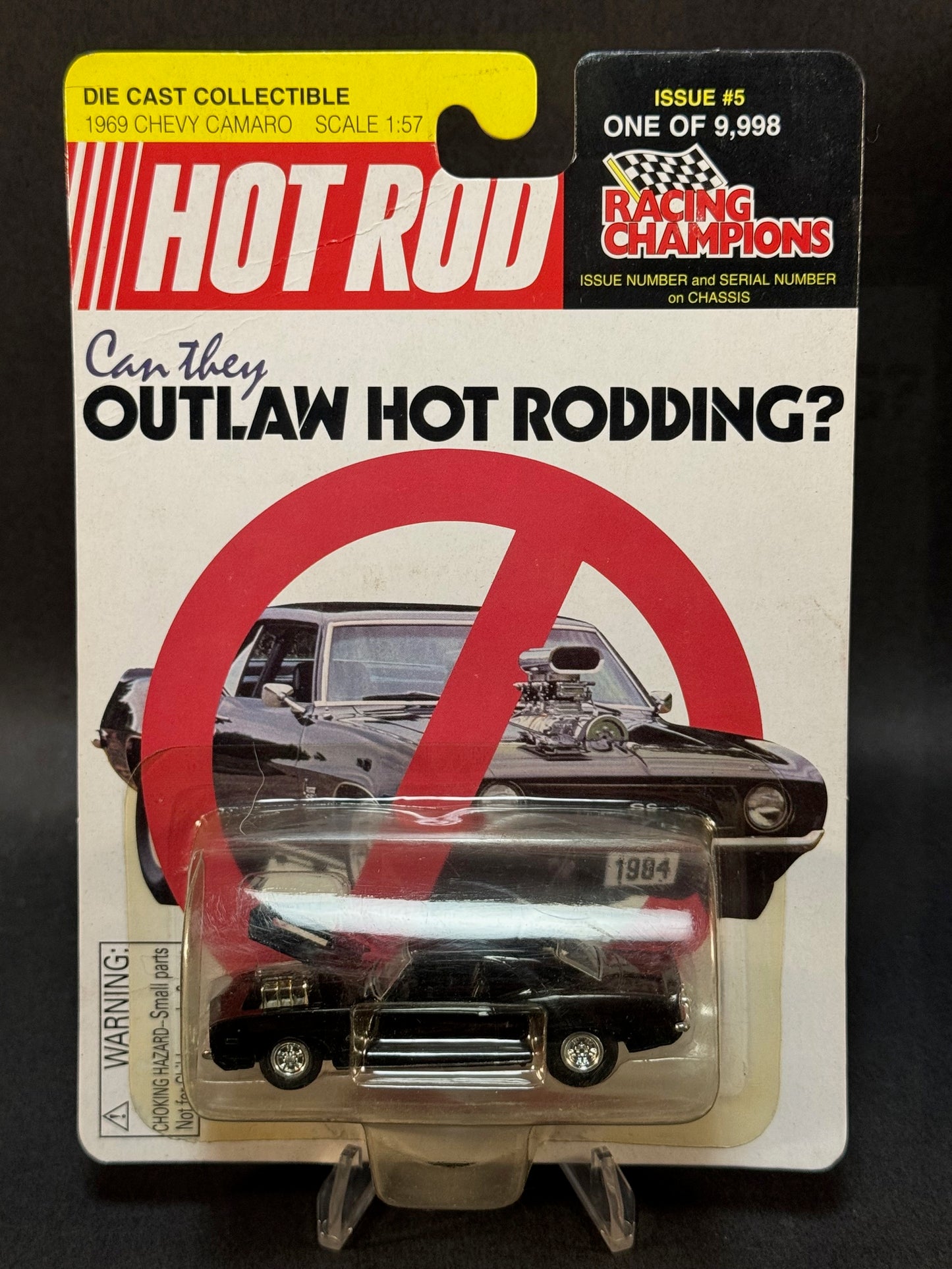 1998 Racing Champions Limited Edition Hot Rod Magazine Issue #5 1969 Chevy Camaro