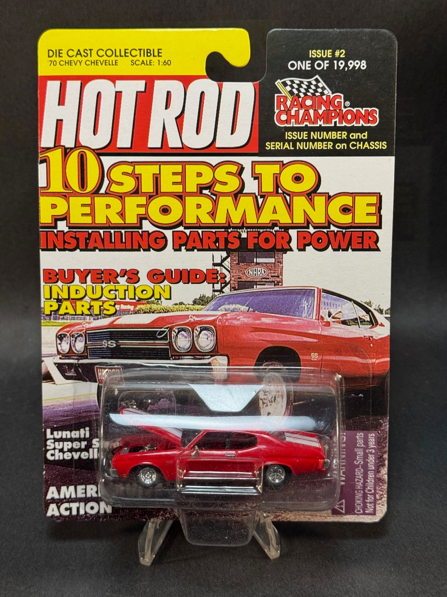 1998 Racing Champions Limited Edition Hot Rod Magazine Issue #2 '70 Chevy Chevelle