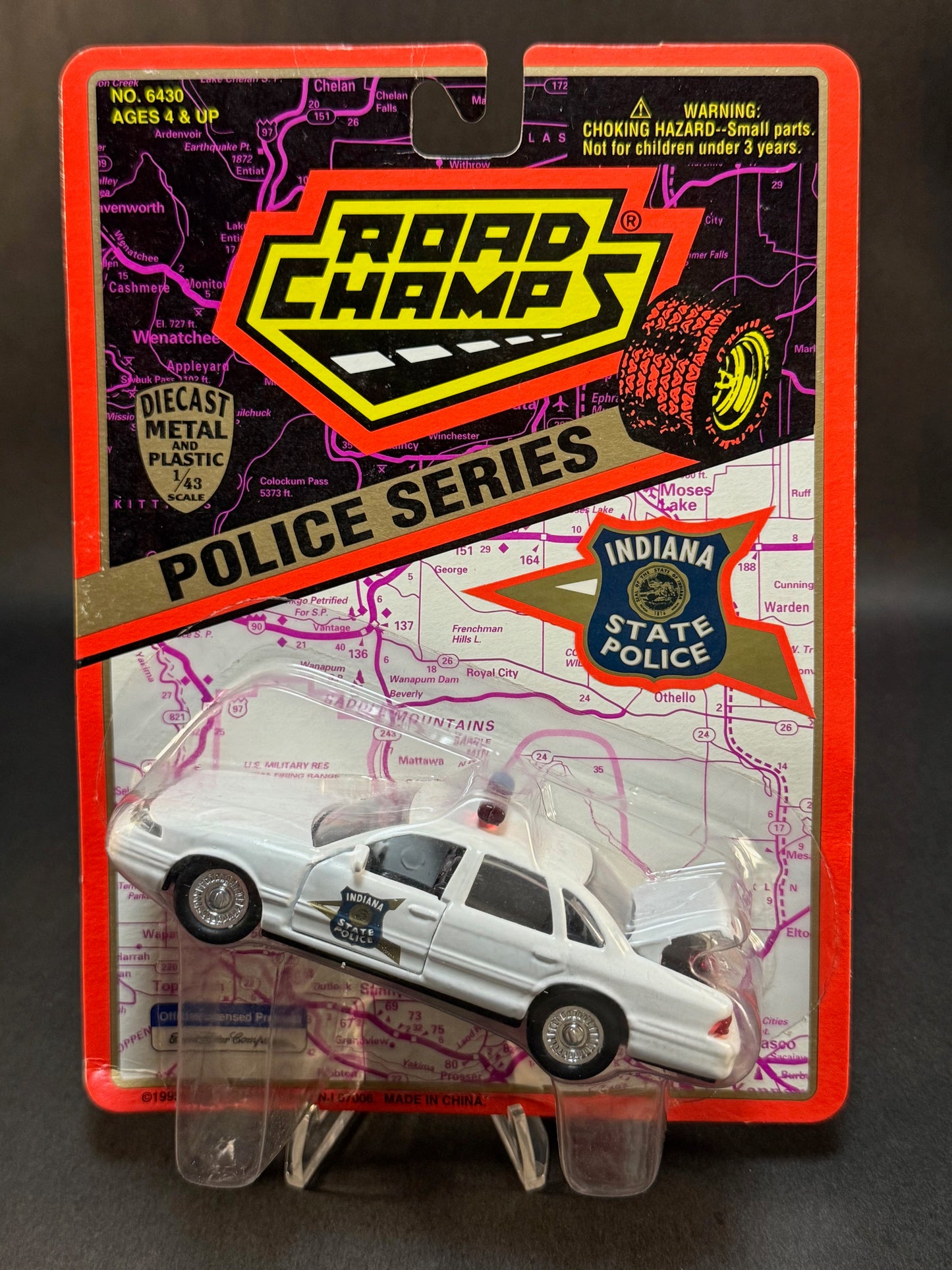 1995 Road Champs State Police Collector's Series Indiana State Police, White