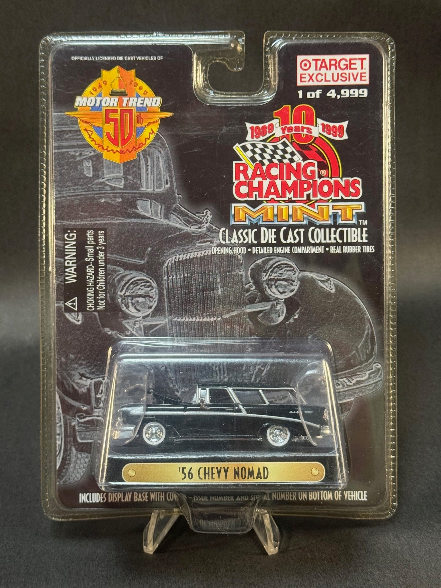 1999 Racing Champions MINT Motor Trend Issue #5T '56 Chevy Nomad, Black