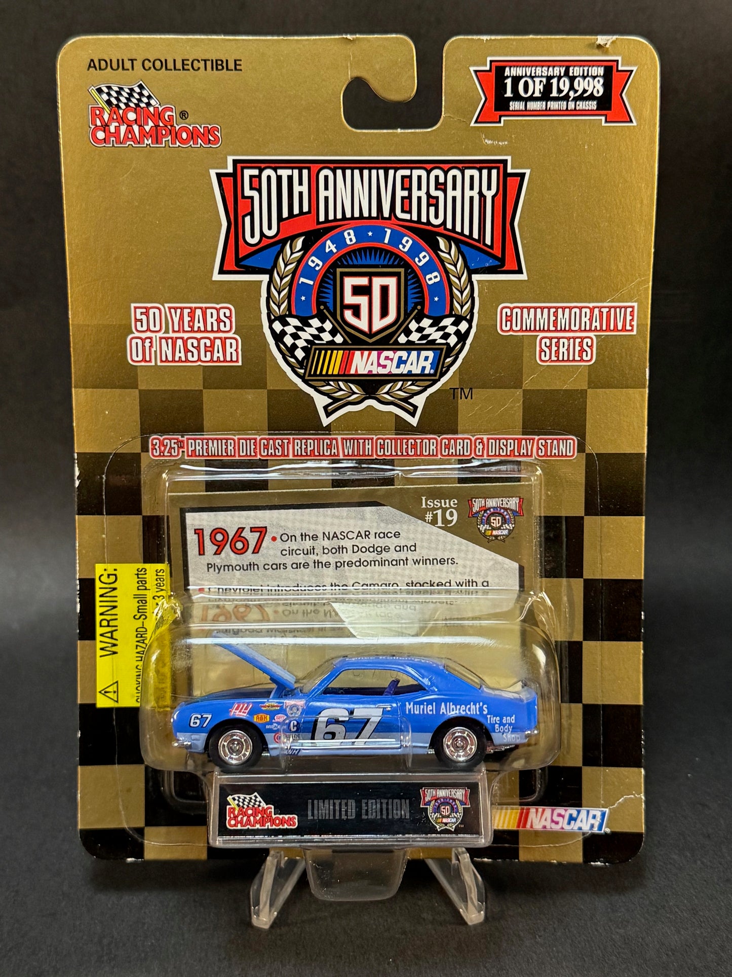 1998 Racing Champions 50 Years of NASCAR Issue #19 Lance Kallemeyn #67