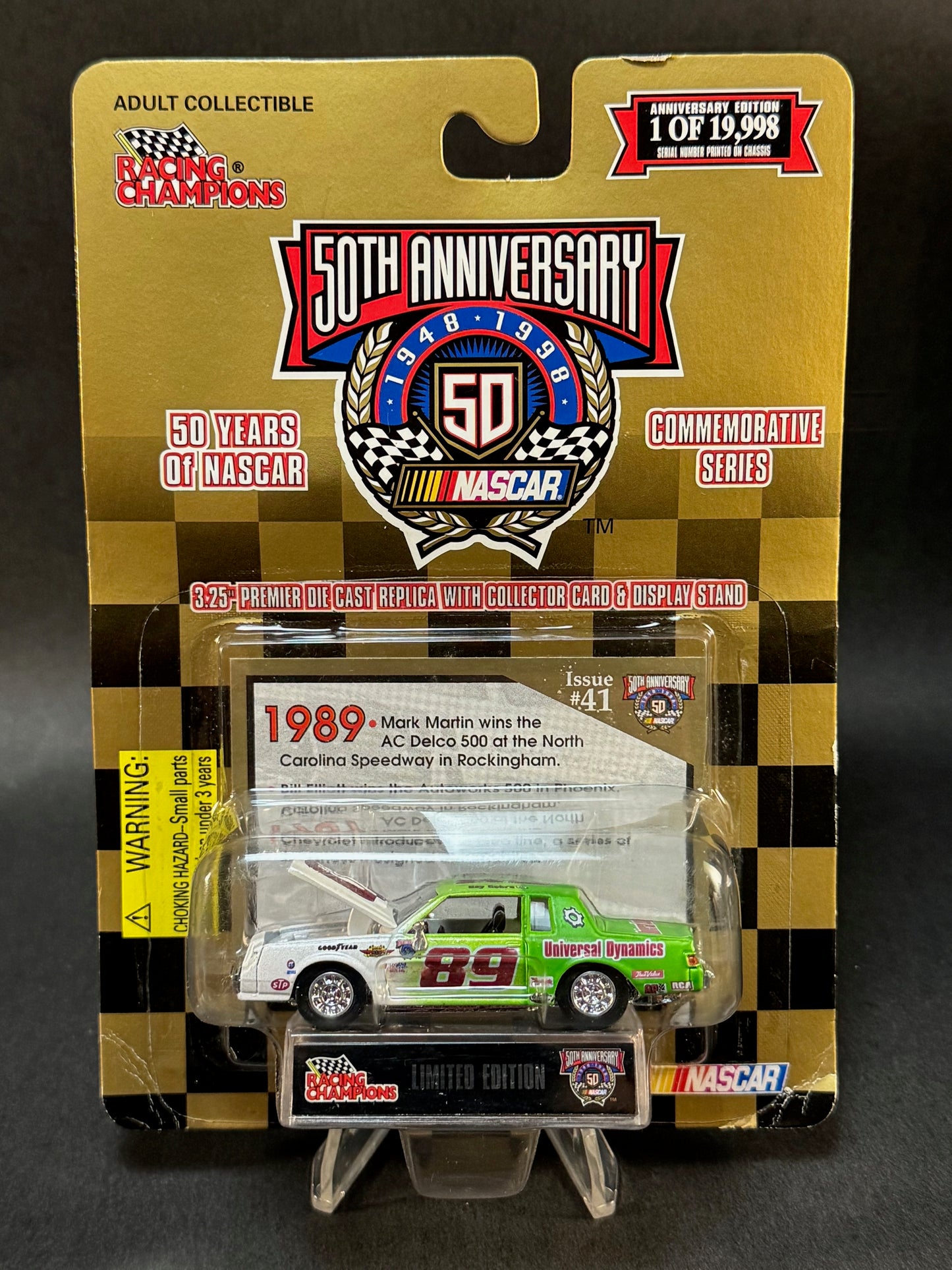 1998 Racing Champions 50 Years of NASCAR Issue #41 Ray Gehrs #89