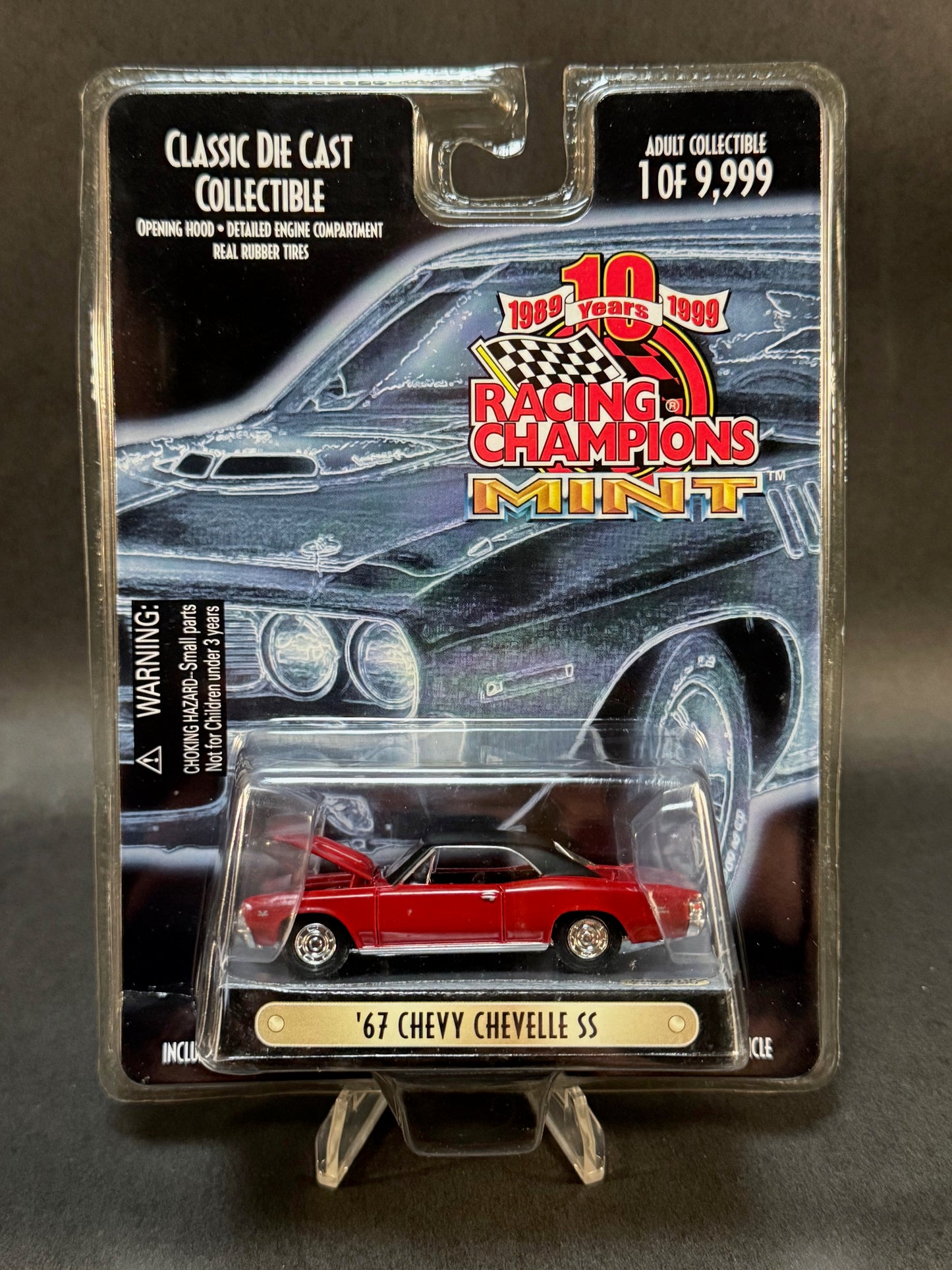 1999 Racing Champions MINT 10 Years #238 '67 Chevy Chevelle SS, Red