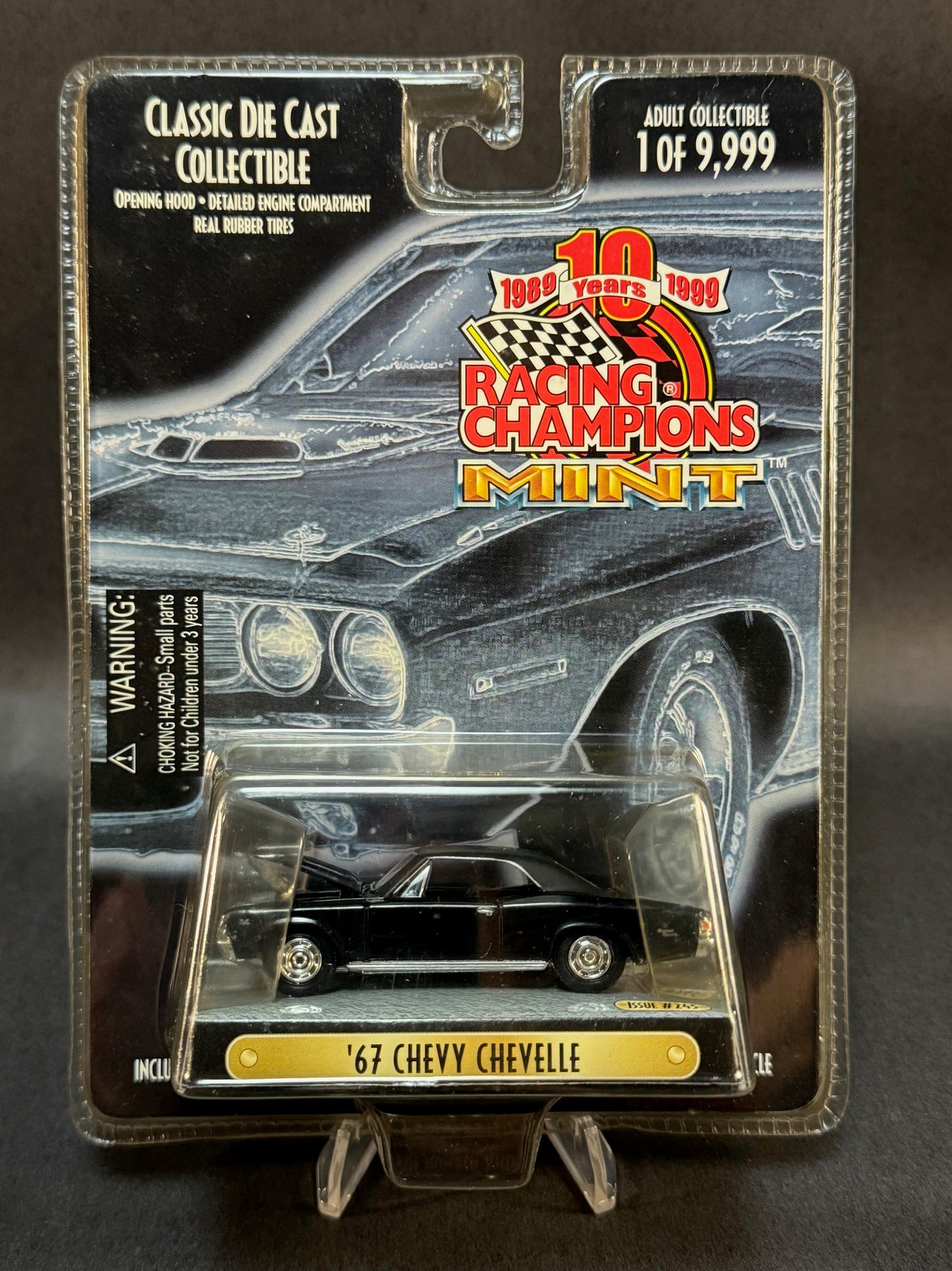 1999 Racing Champions MINT Issue #245 '67 Chevy Chevelle, Black