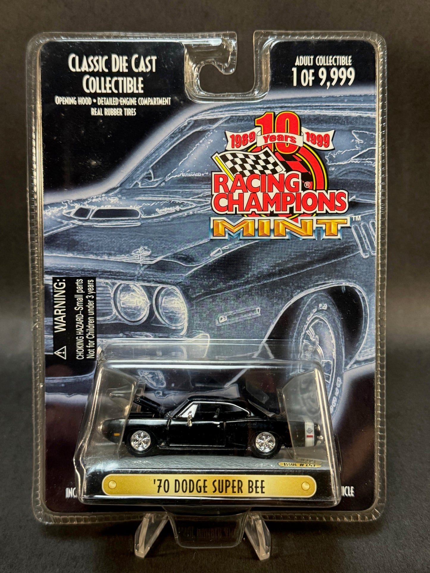 1999 Racing Champions MINT Issue #247 '70 Dodge Super Bee, Black