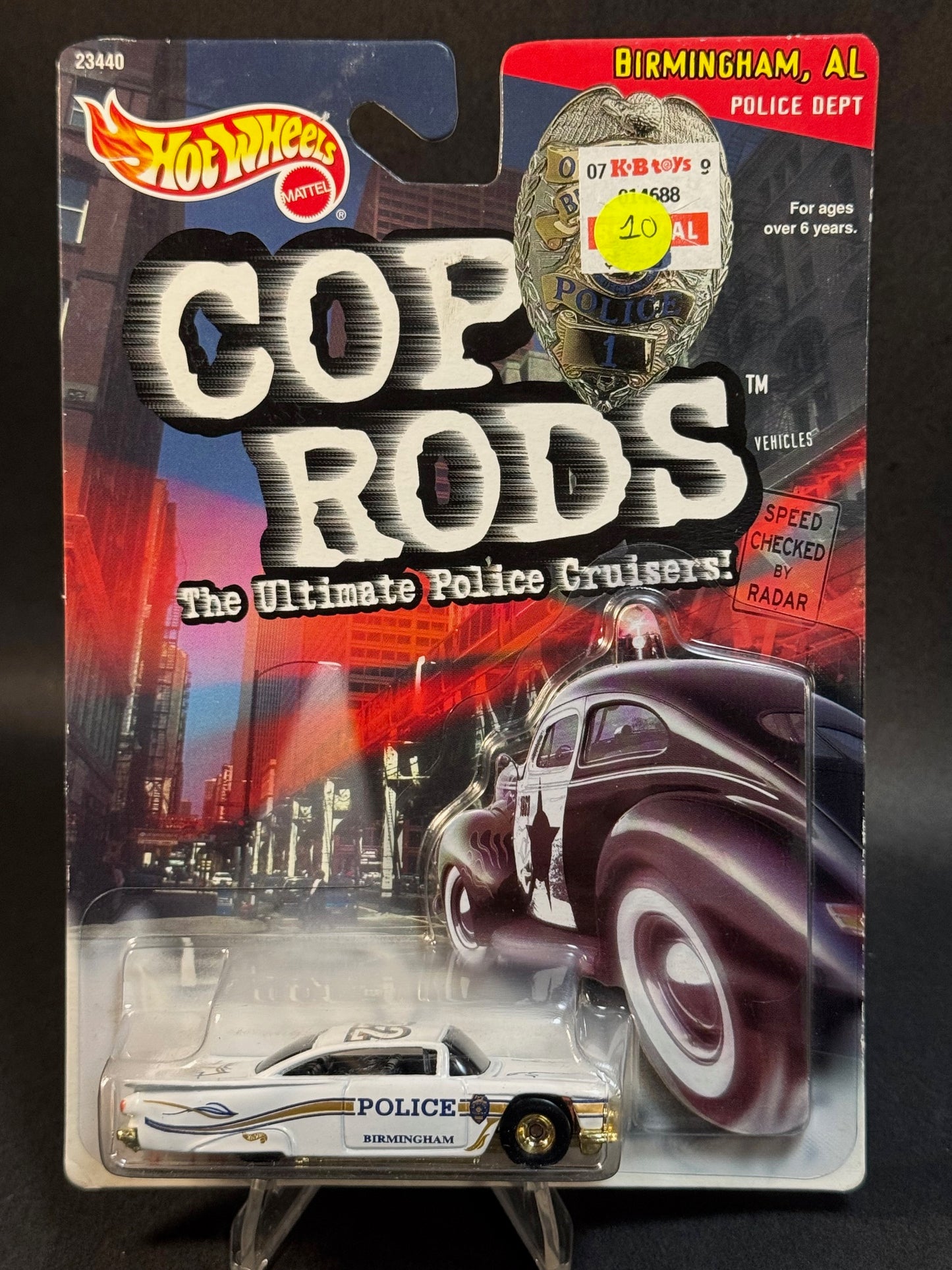 1999 Hot Wheels Cop Rods Birmingham Alabama Police '59 Impala