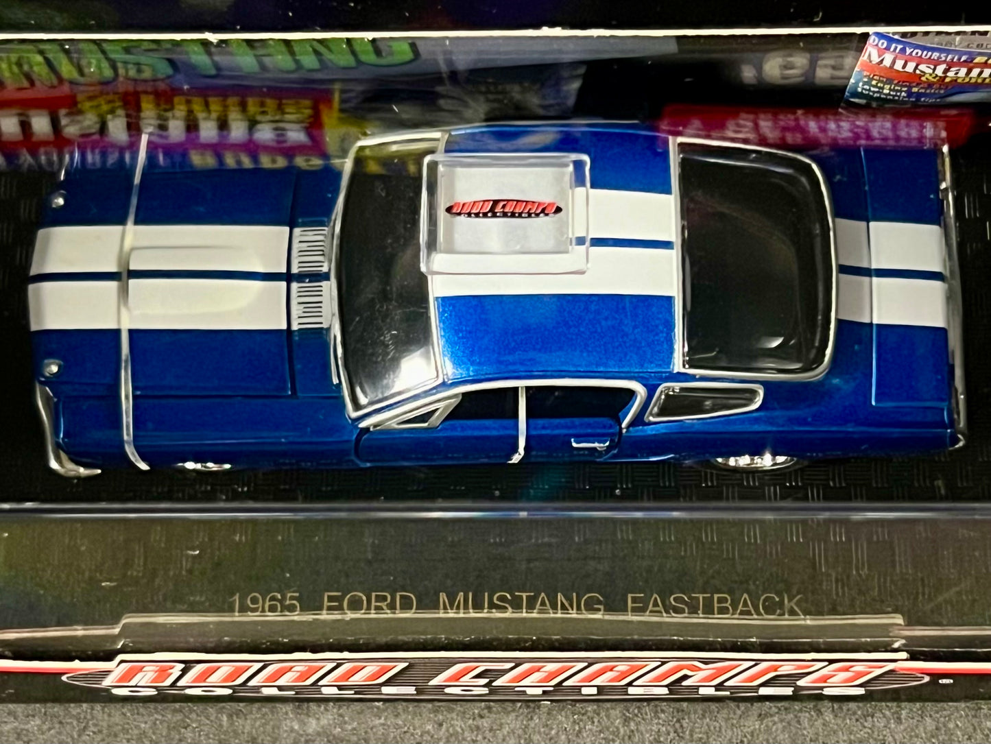 1999 Road Champs Mustang & Fords 1965 Ford Mustang Fastback, Blue