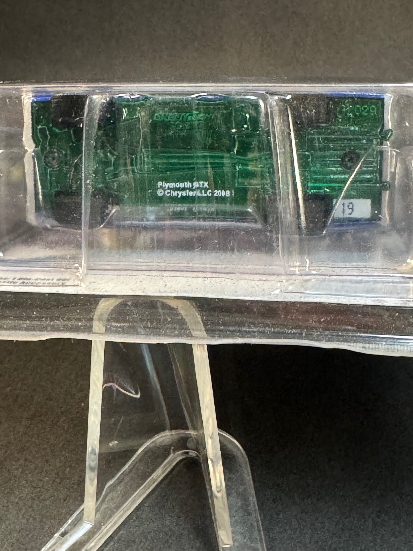 2008 GreenLight Muscle Car Garage 1968 Plymouth GTX Convertible, Blue CHASE #19