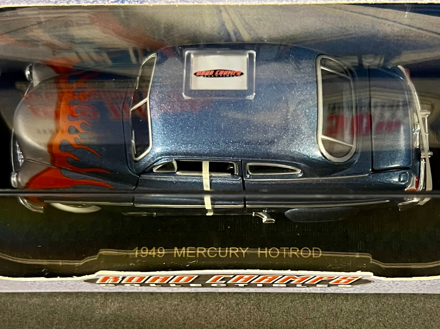 1999 Road Champs 1949 Tribute Series 2 Limited Edition 1949 Mercury HotRod, Blue With Flames