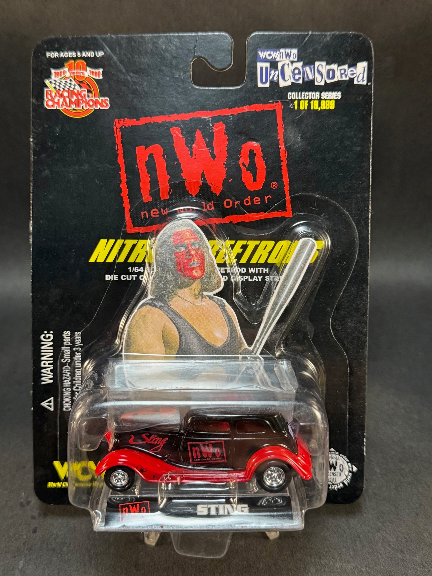 1999 Racing Champions NWO Nitro StreetRods Uncensored Sting, Black and Red