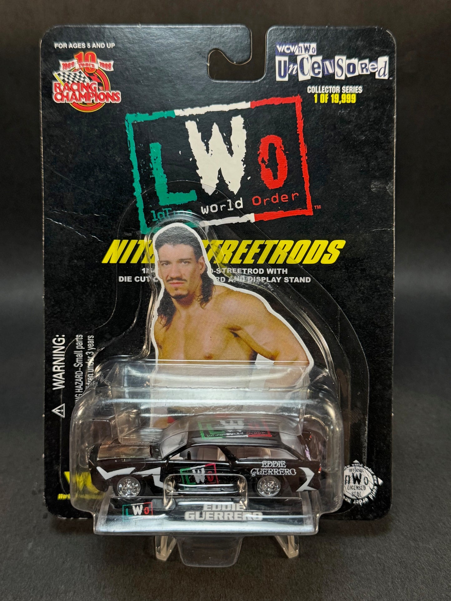 1999 Racing Champions LWO Latino Nitro StreetRods Uncensored Eddie Guerrero, Black