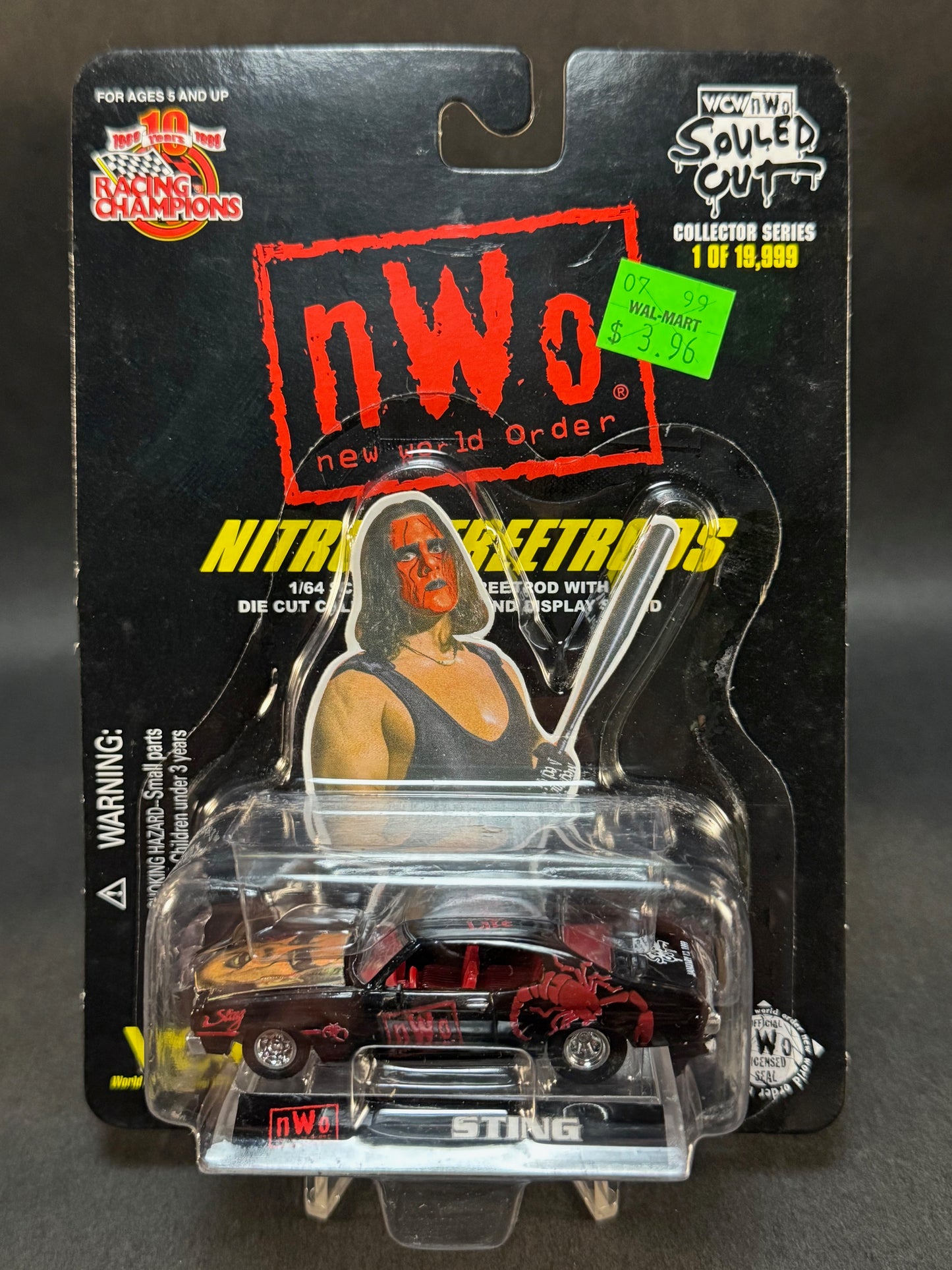 1999 Racing Champions NWO Nitro StreetRods Souled Out Sting, Black and Red