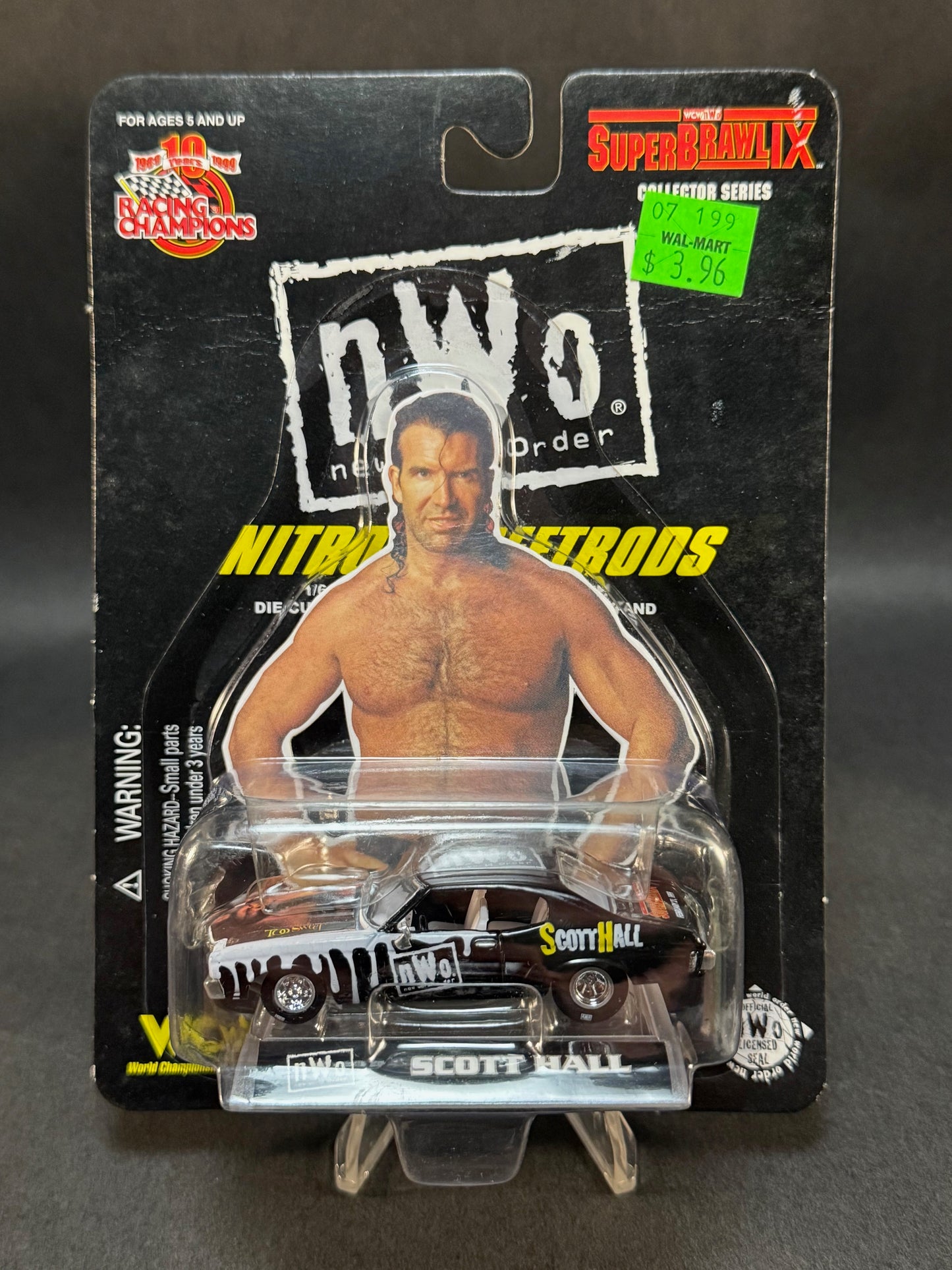 1999 Racing Champions NWO Nitro StreetRods Superbrawl IX Scott Hall, Black and White