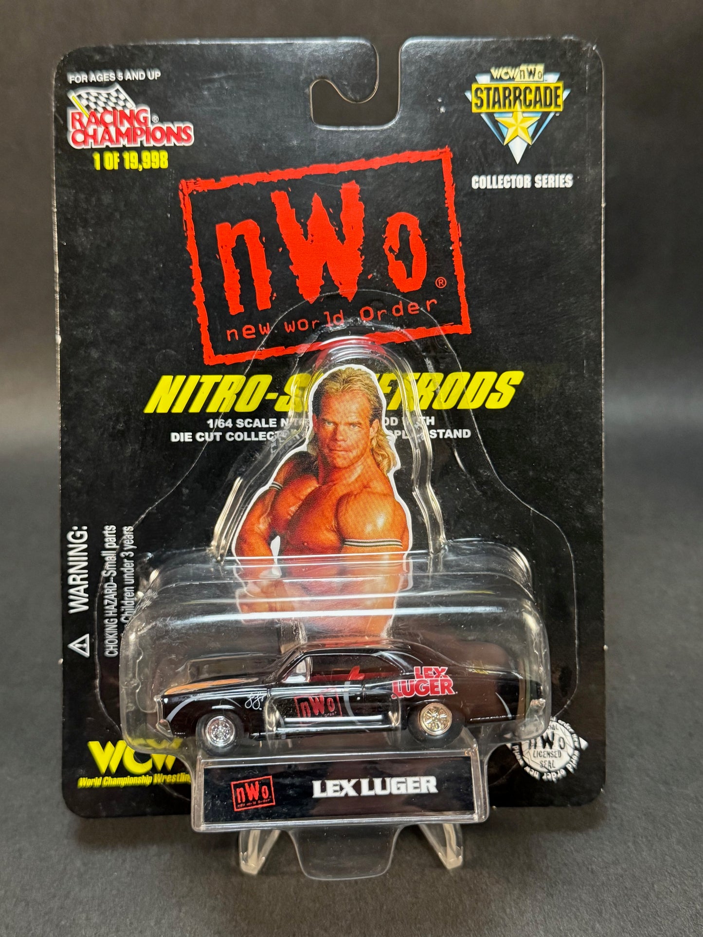 1998 Racing Champions NWO Nitro StreetRods Starrcade Lex Luger, Black