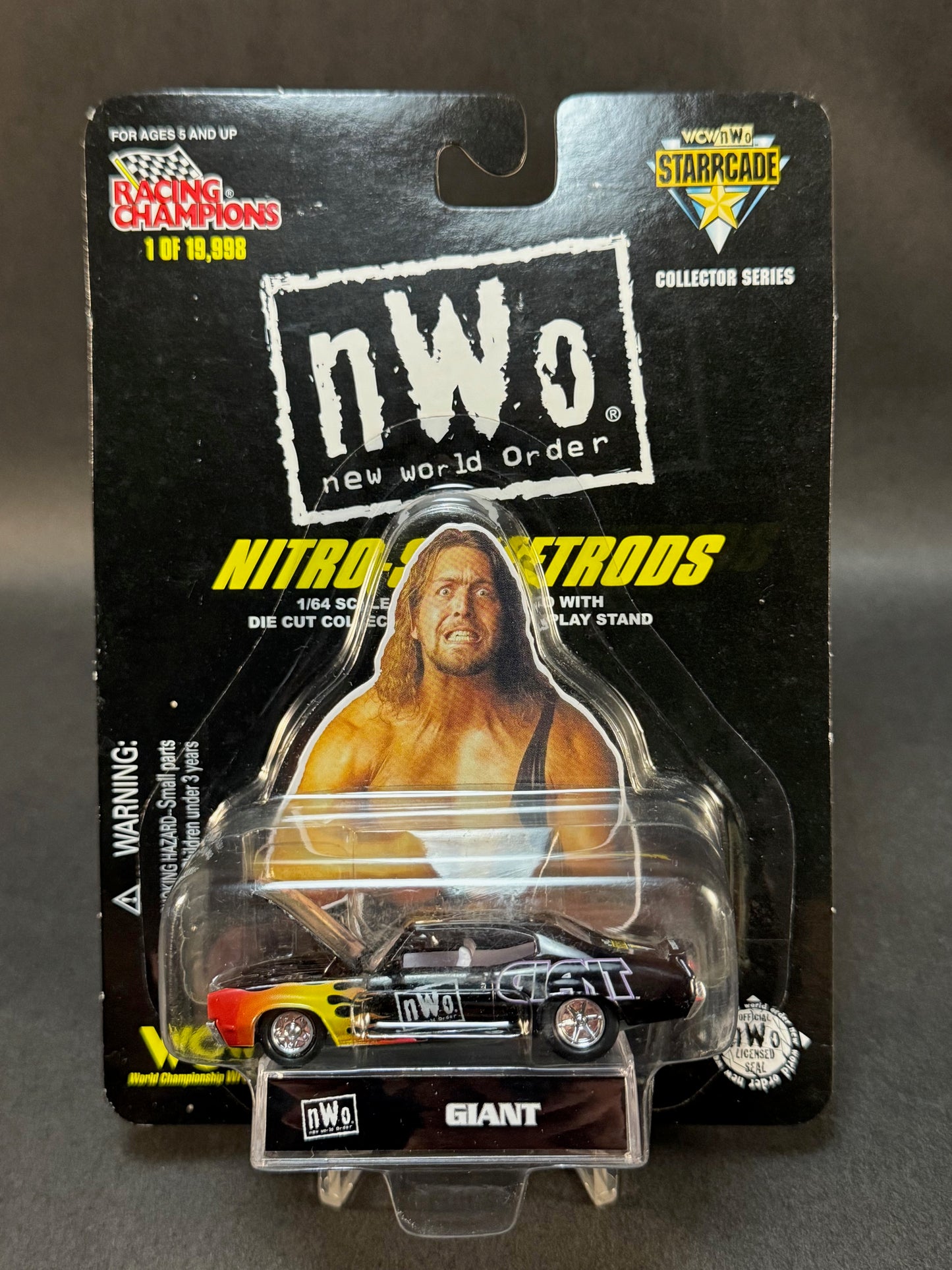 1998 Racing Champions NWO Nitro StreetRods Starrcade Giant, Black