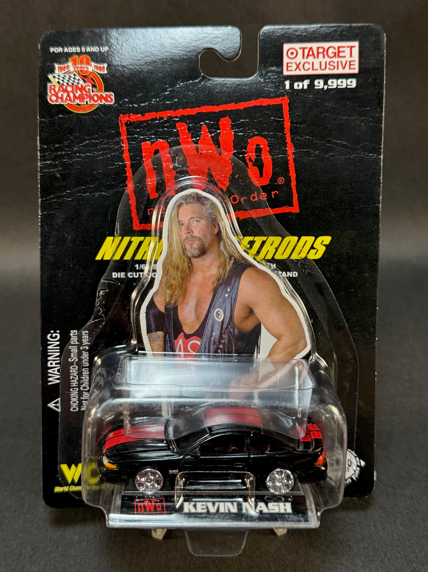 1999 Racing Champions NWO Nitro StreetRods Kevin Nash Target Exclusive, Black and Red