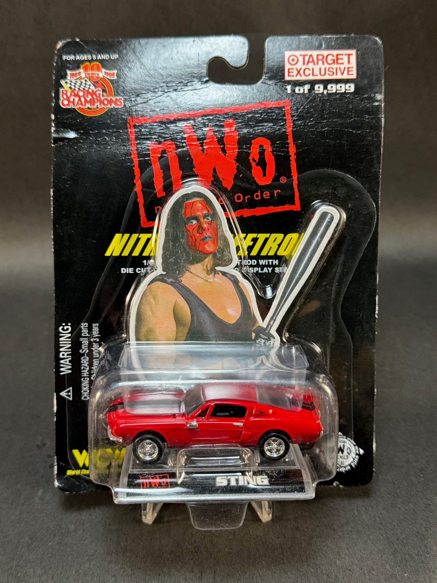 1999 Racing Champions NWO Nitro StreetRods Sting Target Exclusive, Red and Black