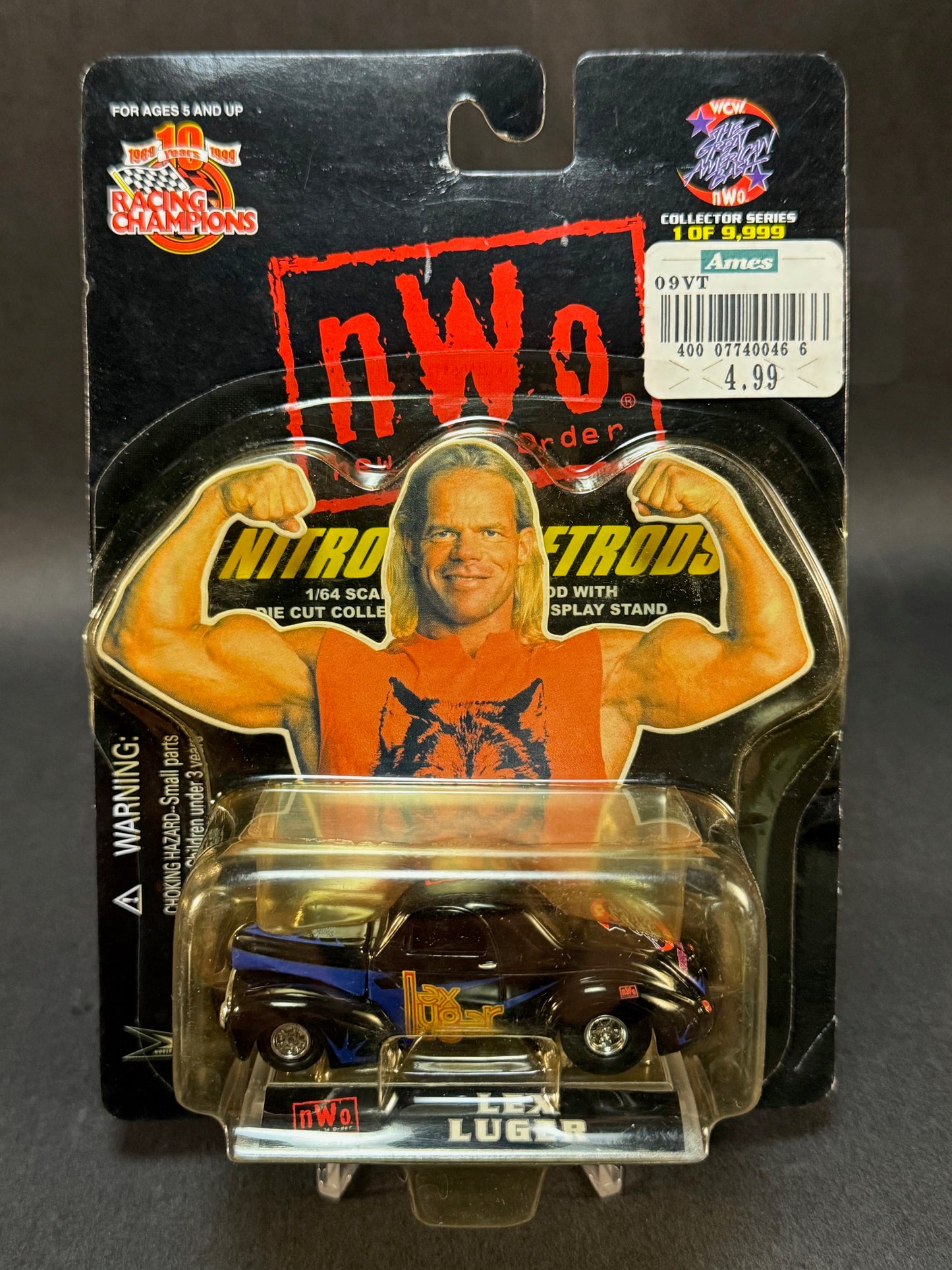 1999 Racing Champions NWO Nitro StreetRods Great American Bash Lex Luger, Black and Blue