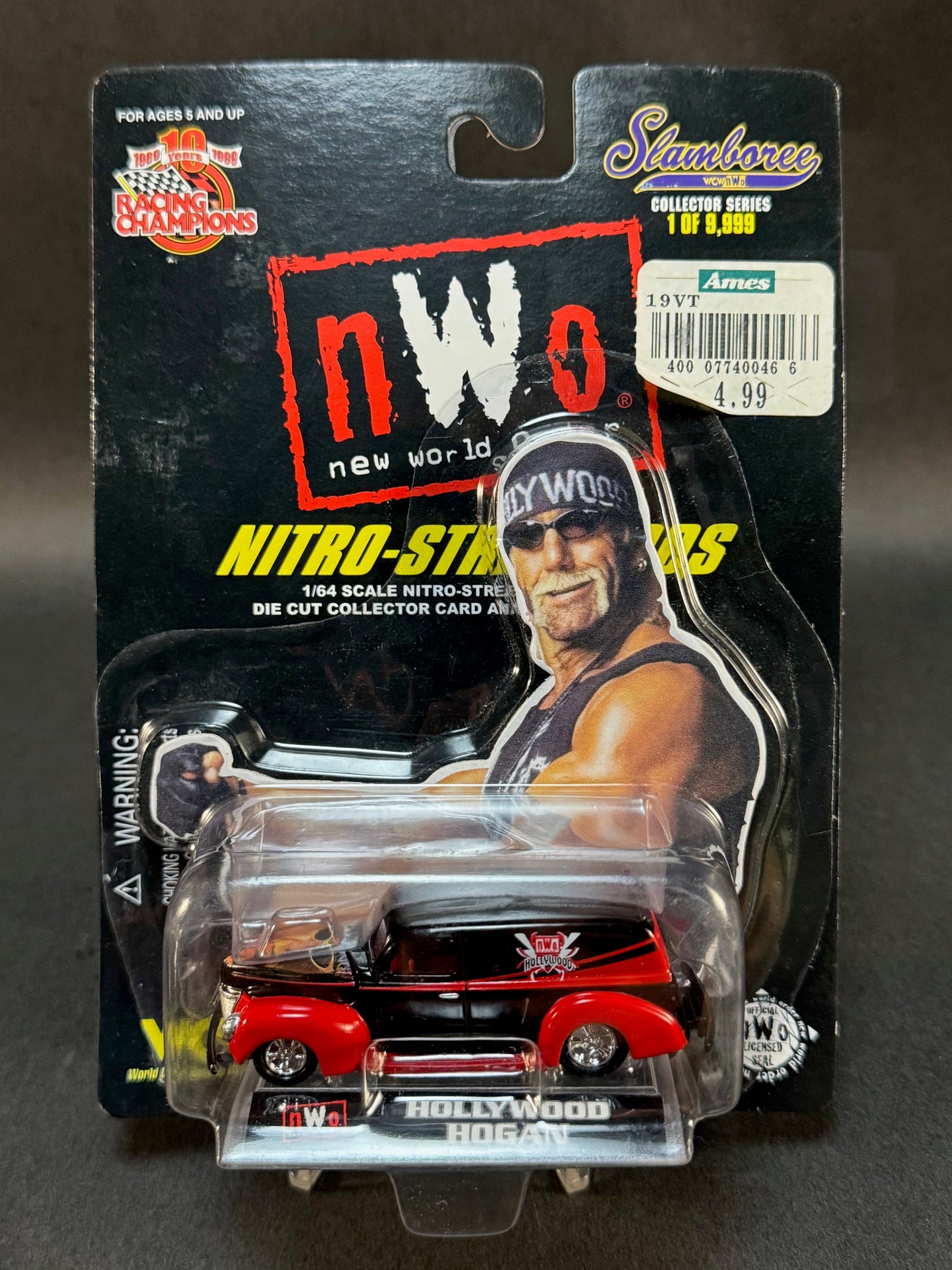 1999 Racing Champions NWO Nitro StreetRods Slamboree Hollywood Hogan, Black and Red