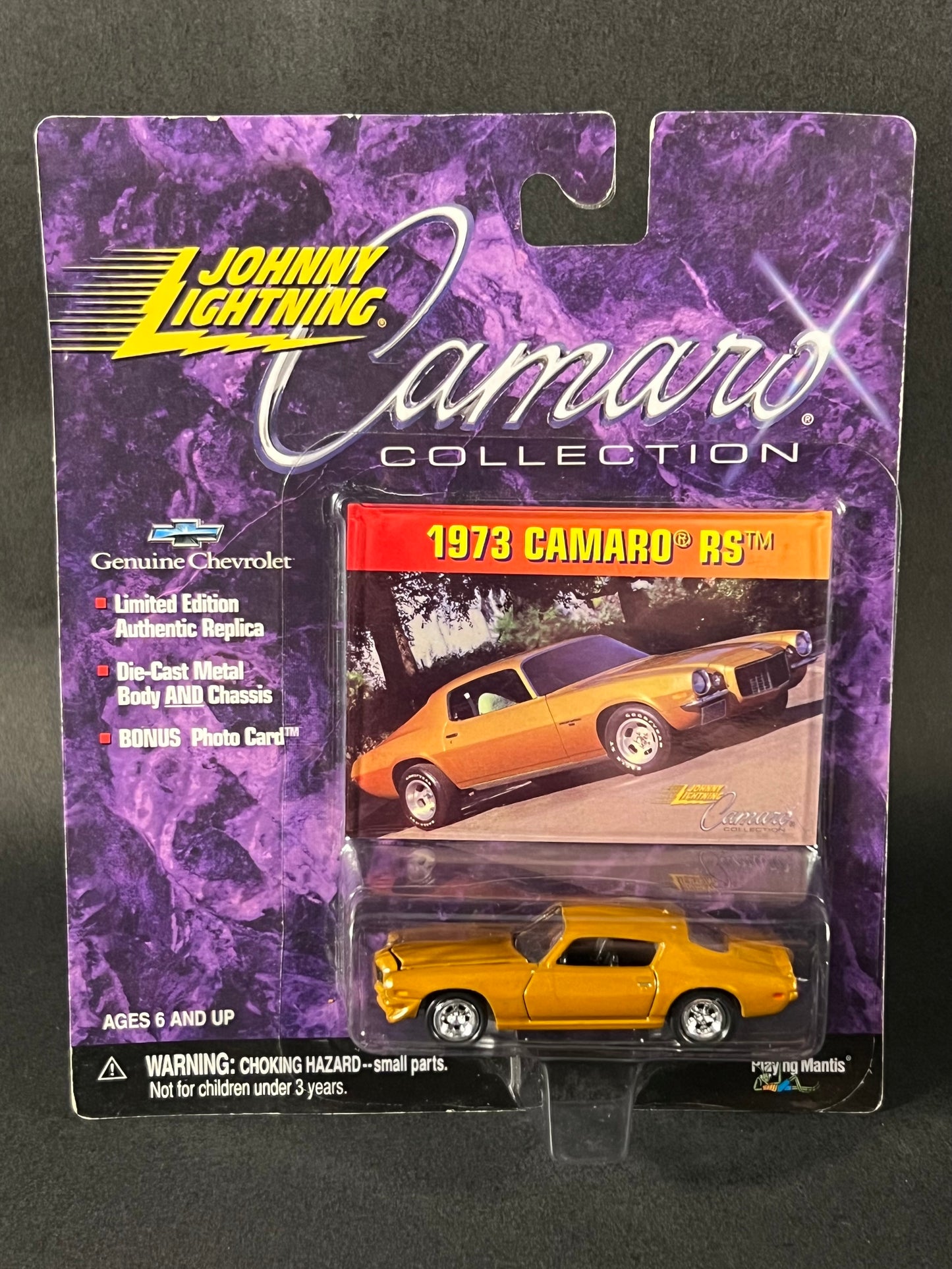 2000 Johnny Lightning Camaro Collection 1973 Camaro RS, Yellow
